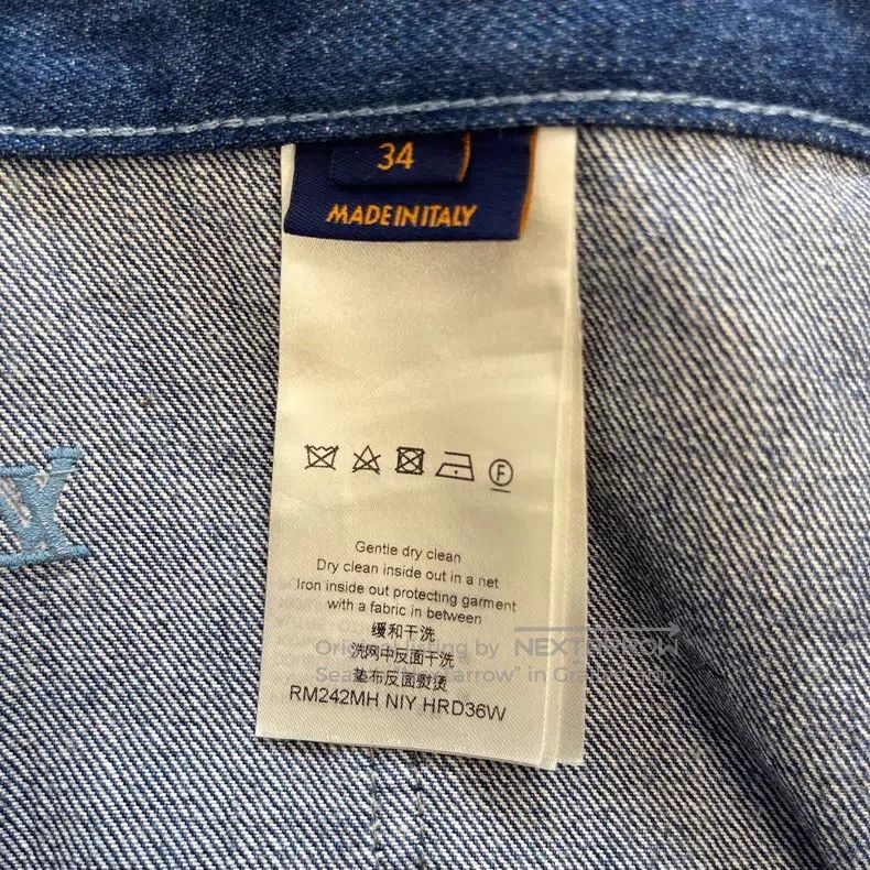 Louis Vuitton Louis Vuitton Blue full logo Jean shorts Size US 34 / EU 50 - 5 Thumbnail