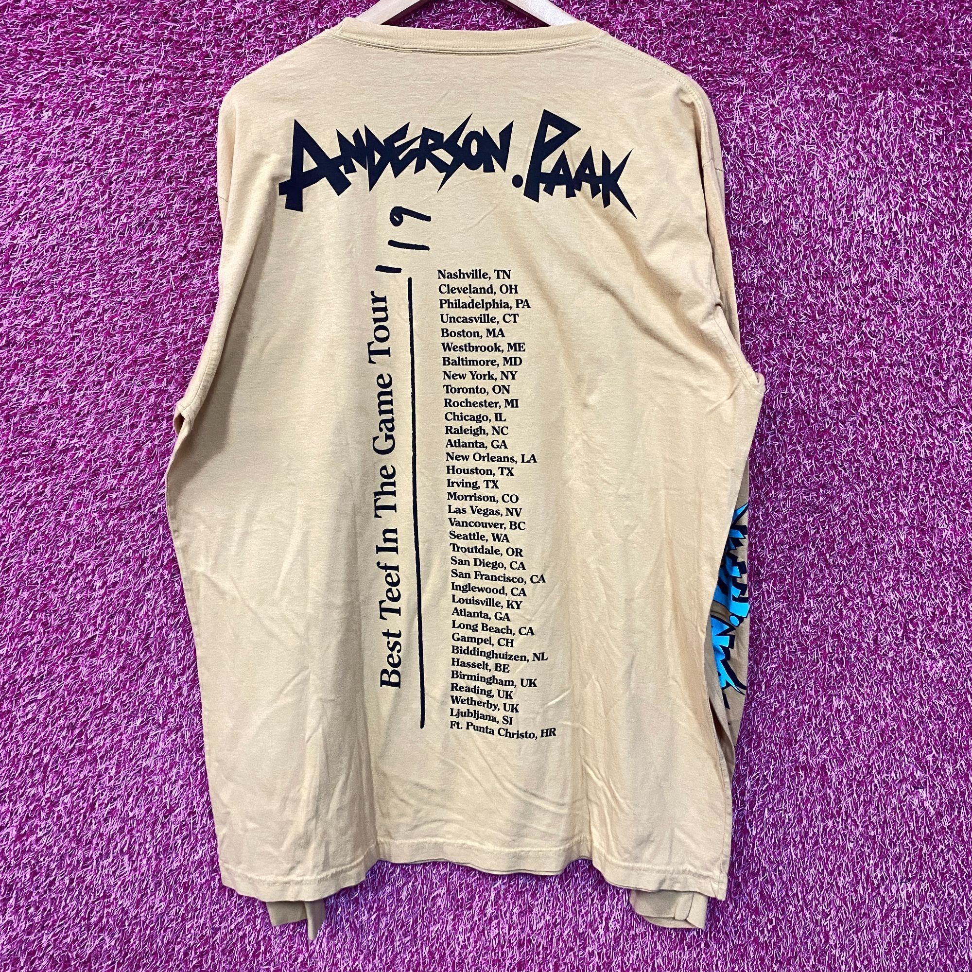 Other Anderson Paak Best Teef In The Game Tour Long Sleeve T-Shirt Size US S / EU 44-46 / 1 - 4 Thumbnail