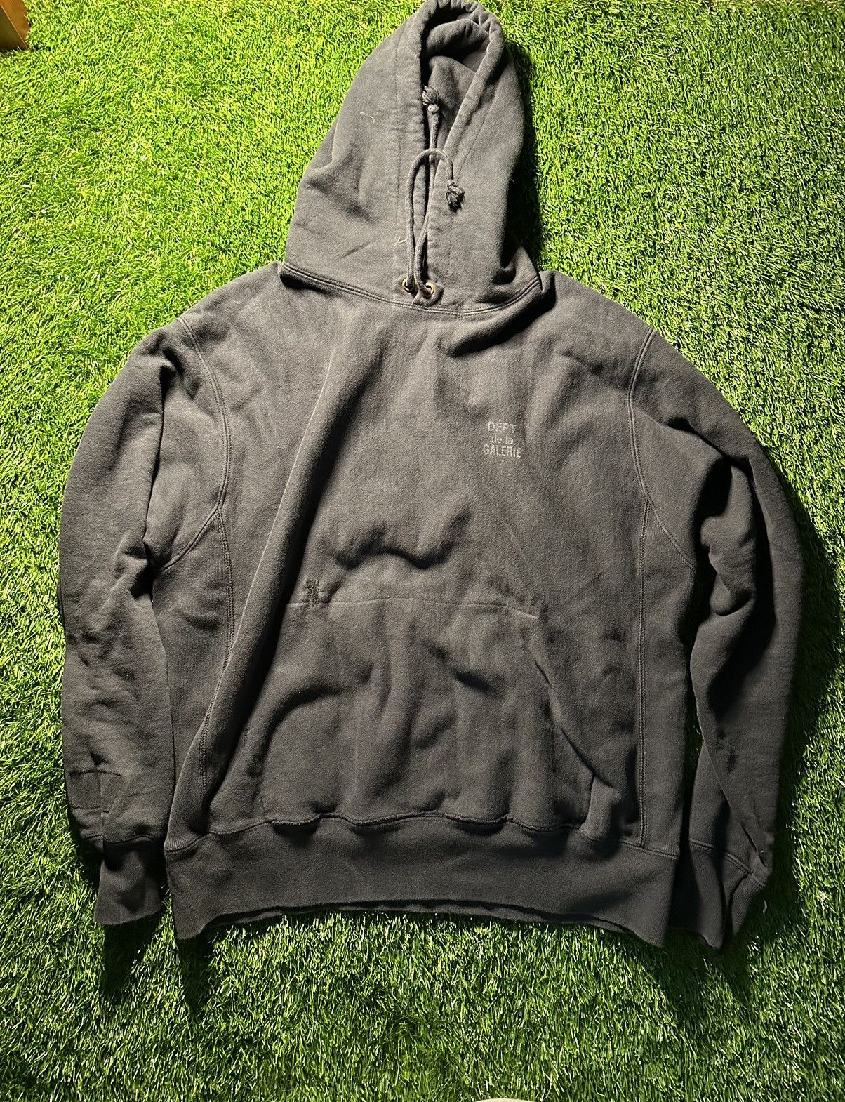 image of Reversible Art That Kills Gallery Dept. Hoodie in Black, Men's (Size Medium)