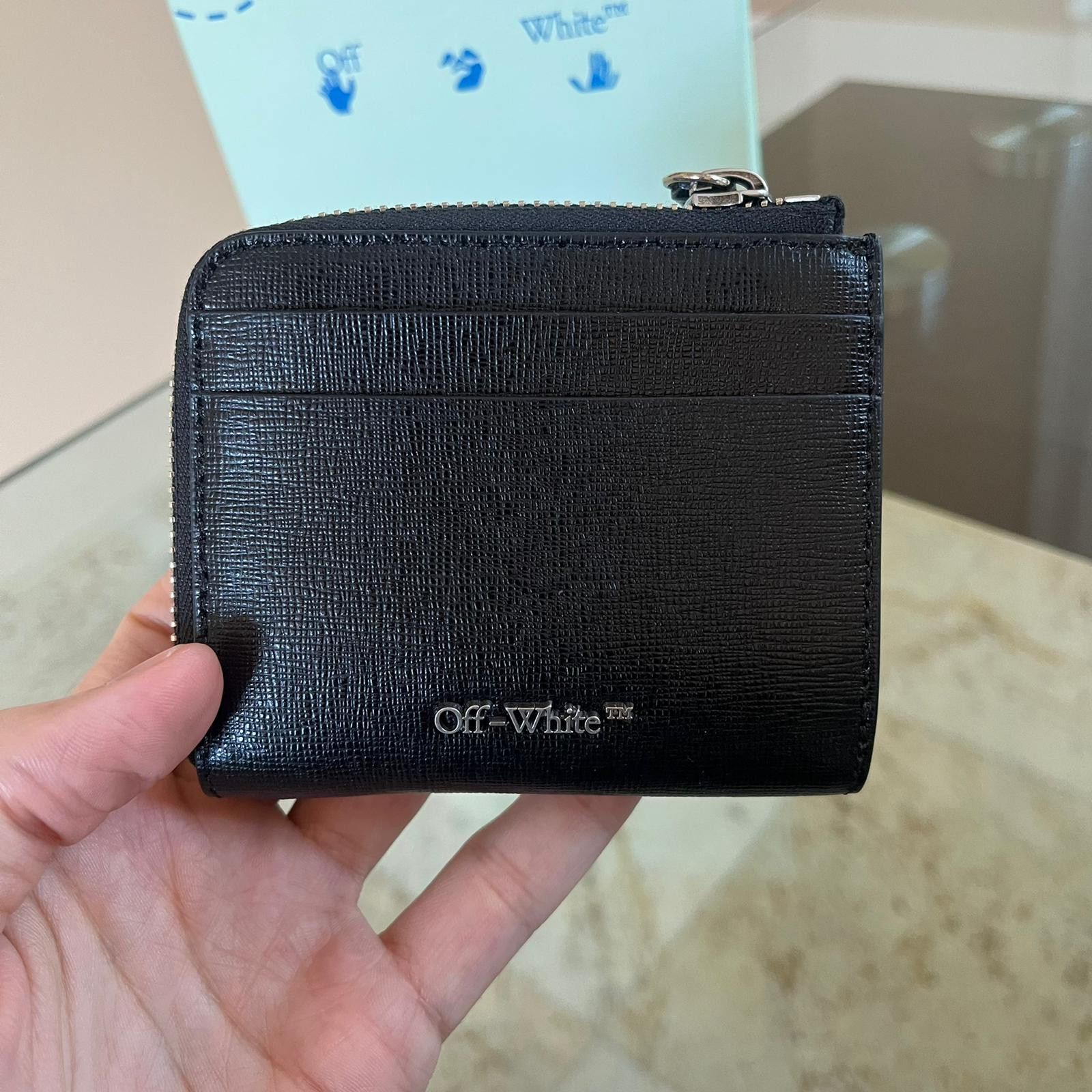 Off-White Diagonal Wallet in Black White Size ONE SIZE - 8 Thumbnail