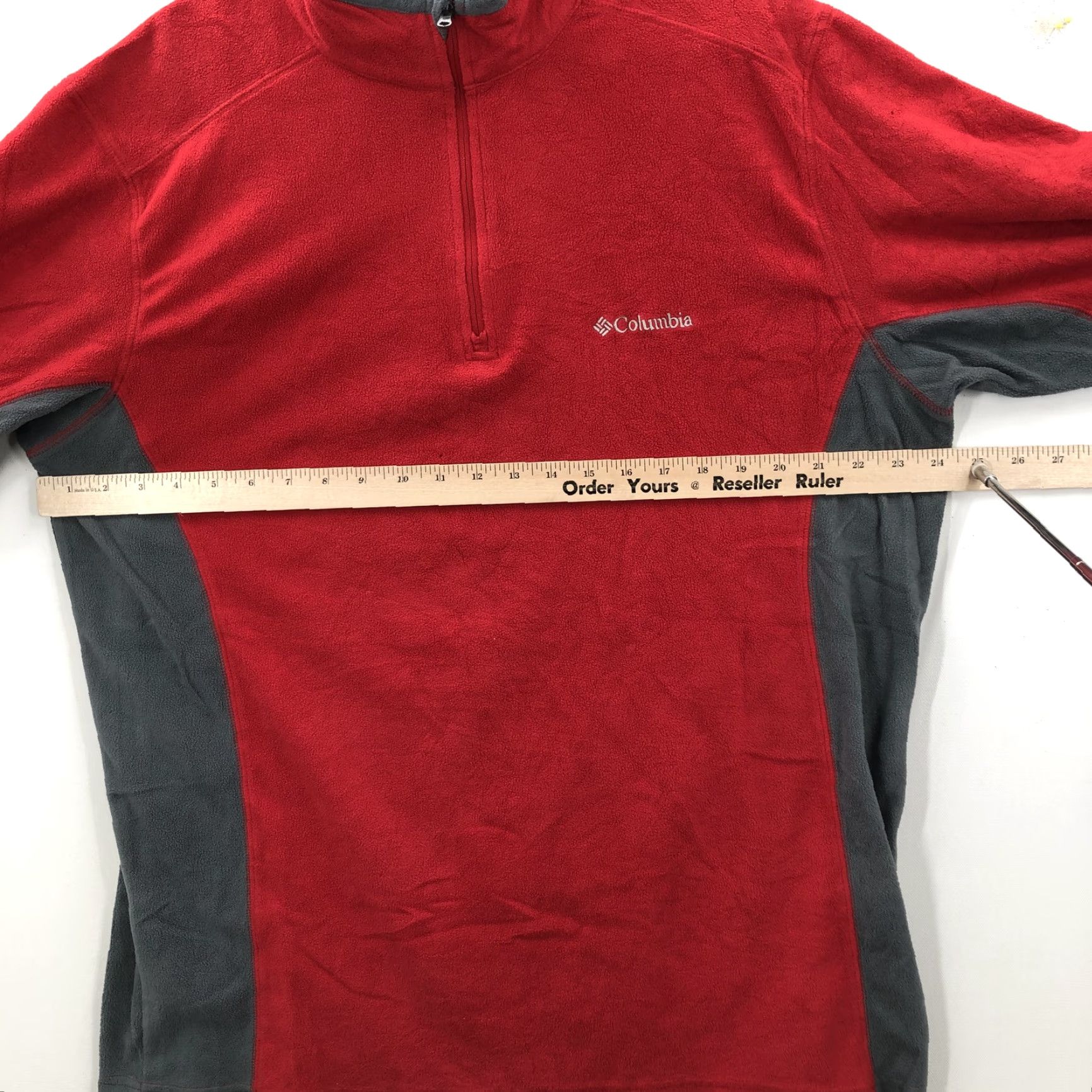 Vintage Columbia Mens Red Long Sleeve Zip High Neck Hiking Pullover Sweatshirt XL Shirt Mens Red Zip Pullover Winter Logo Breathable Classic 2000s Style? Size US XL / EU 56 / 4 - 2 Thumbnail