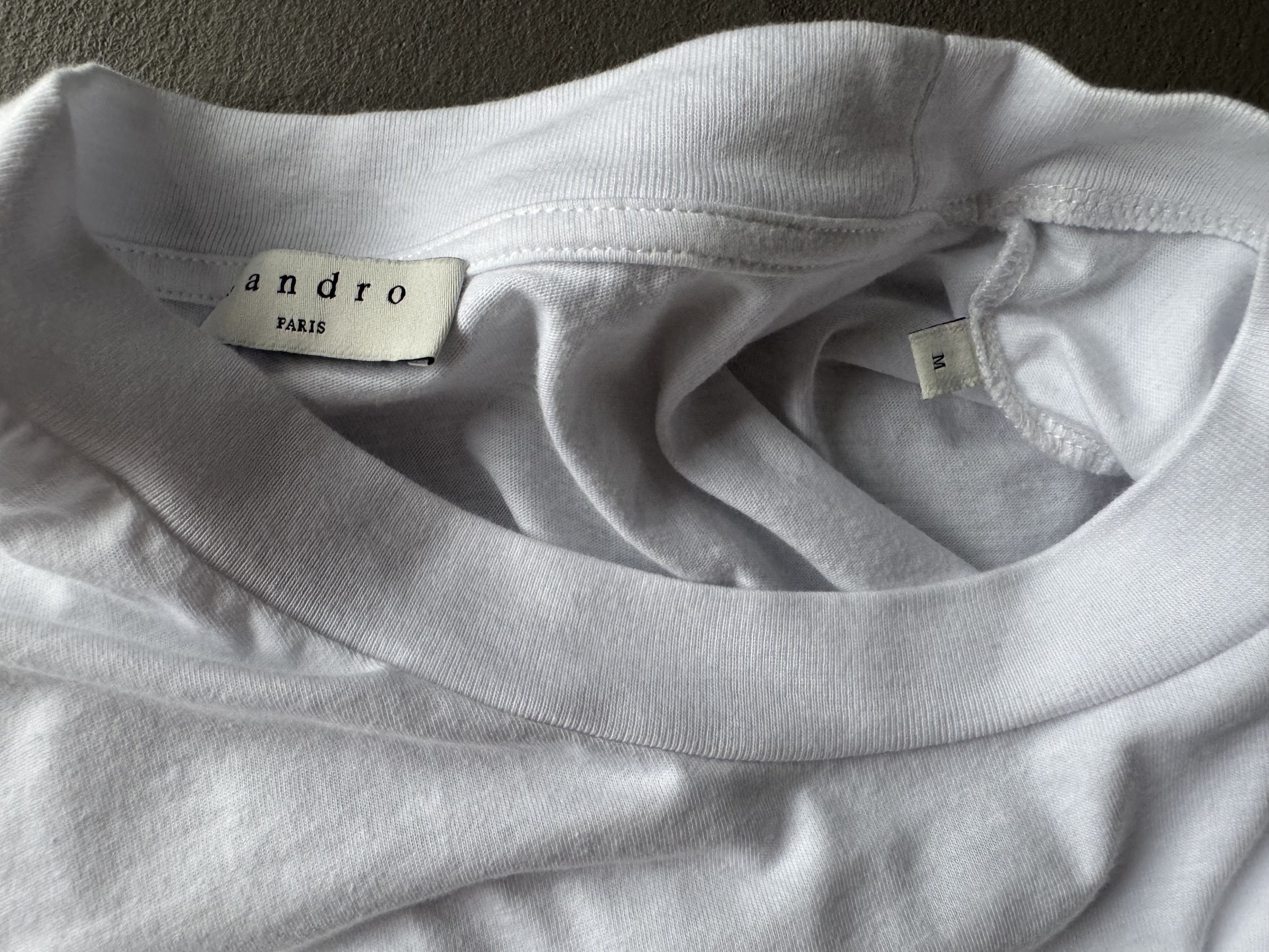 Sandro Sandro Peace T Shirt, White Size US M / EU 48-50 / 2 - 4 Thumbnail