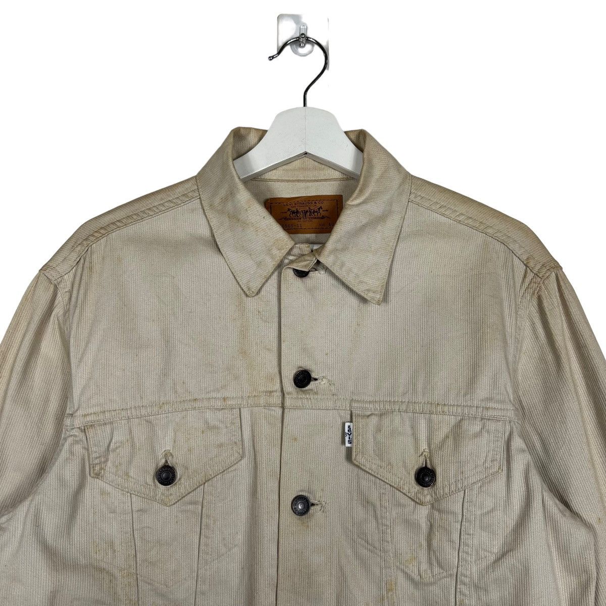 Levi's × Vintage 🔥 90s VINTAGE LEVIS TRUCKER JACKET Size US L / EU 52-54 / 3 - 3 Thumbnail
