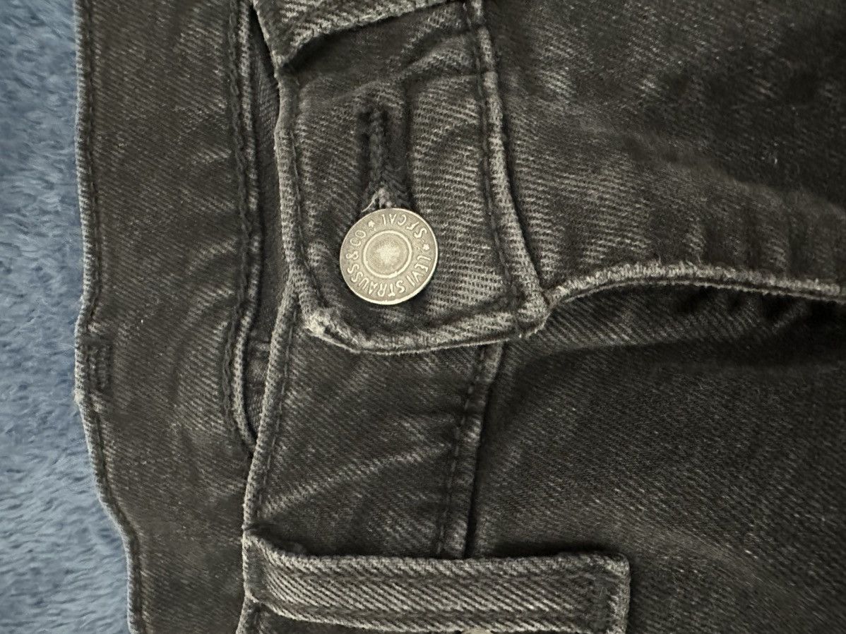Levi's Levis Black Stone Washed Denim Jeans👖 Size US 29 - 5 Thumbnail