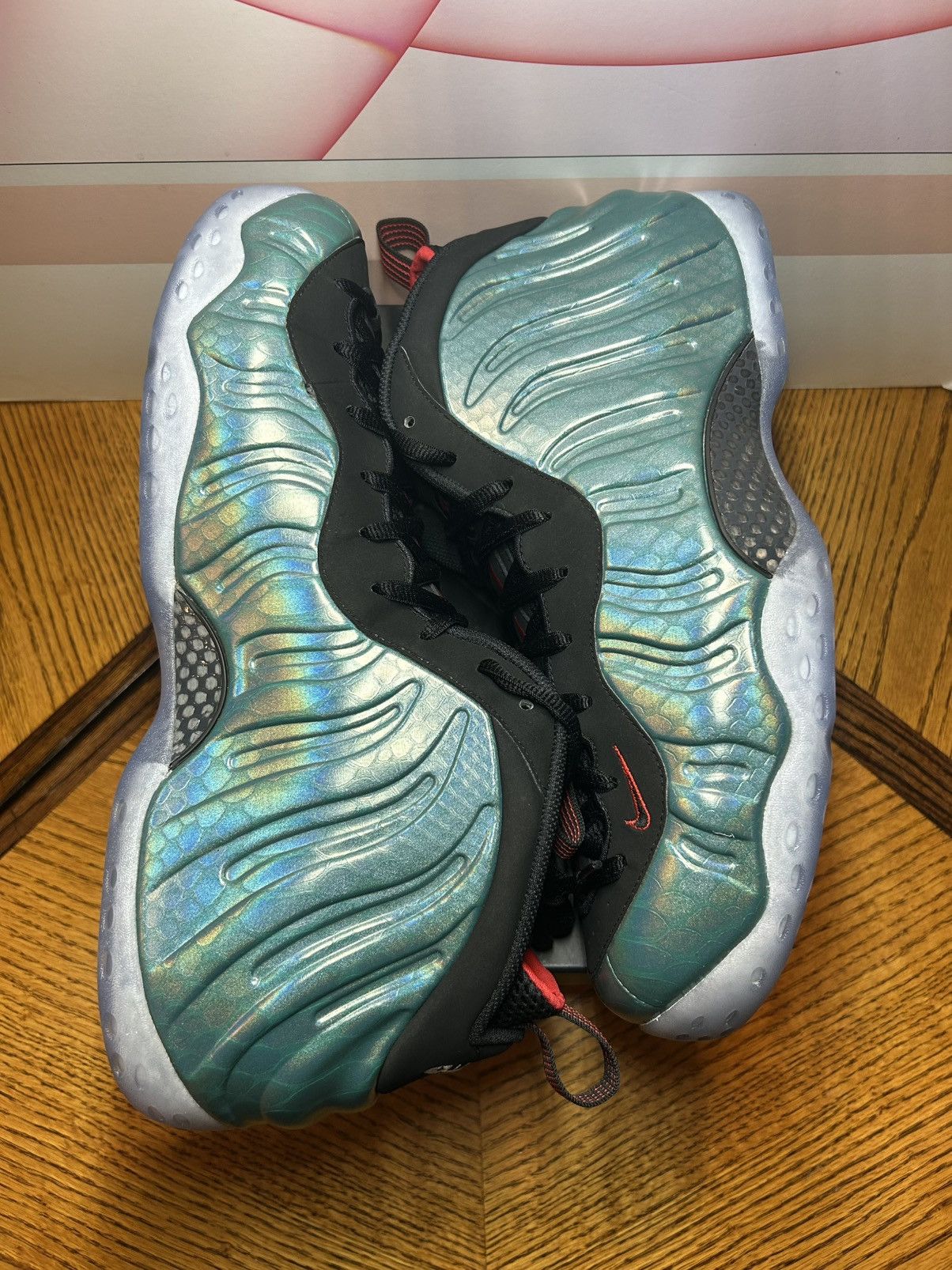 Nike Size 18 - Nike Air Foamposite One PRM Gone Fishing Sample Size US 15 / EU 48 - 3 Thumbnail
