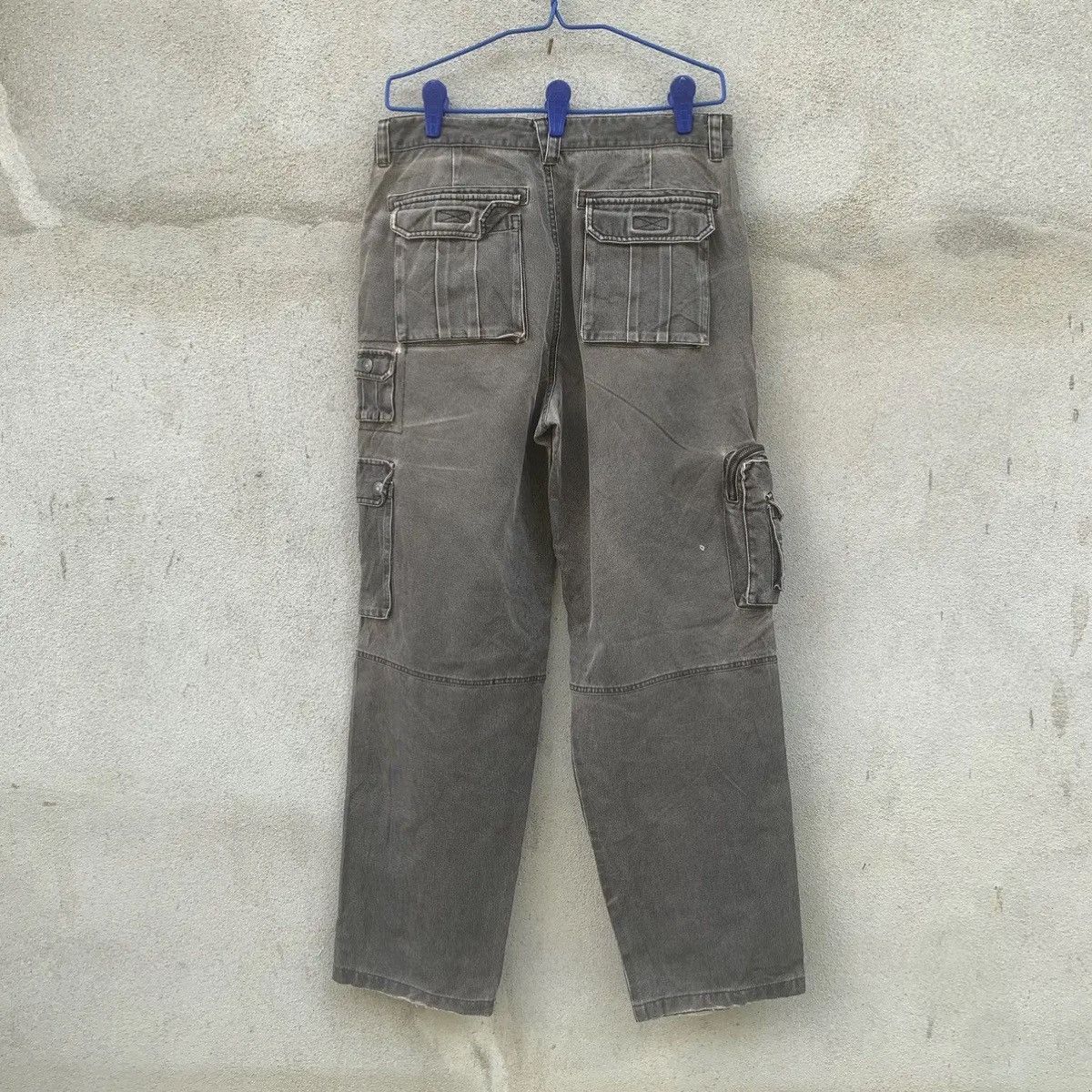 BEANPOLE BEAN POLE🔥DOUBLE KNEE CARGO VINTAGE BAGGY FADED MULTI PANTS Size US 32 / EU 48 - 10 Thumbnail