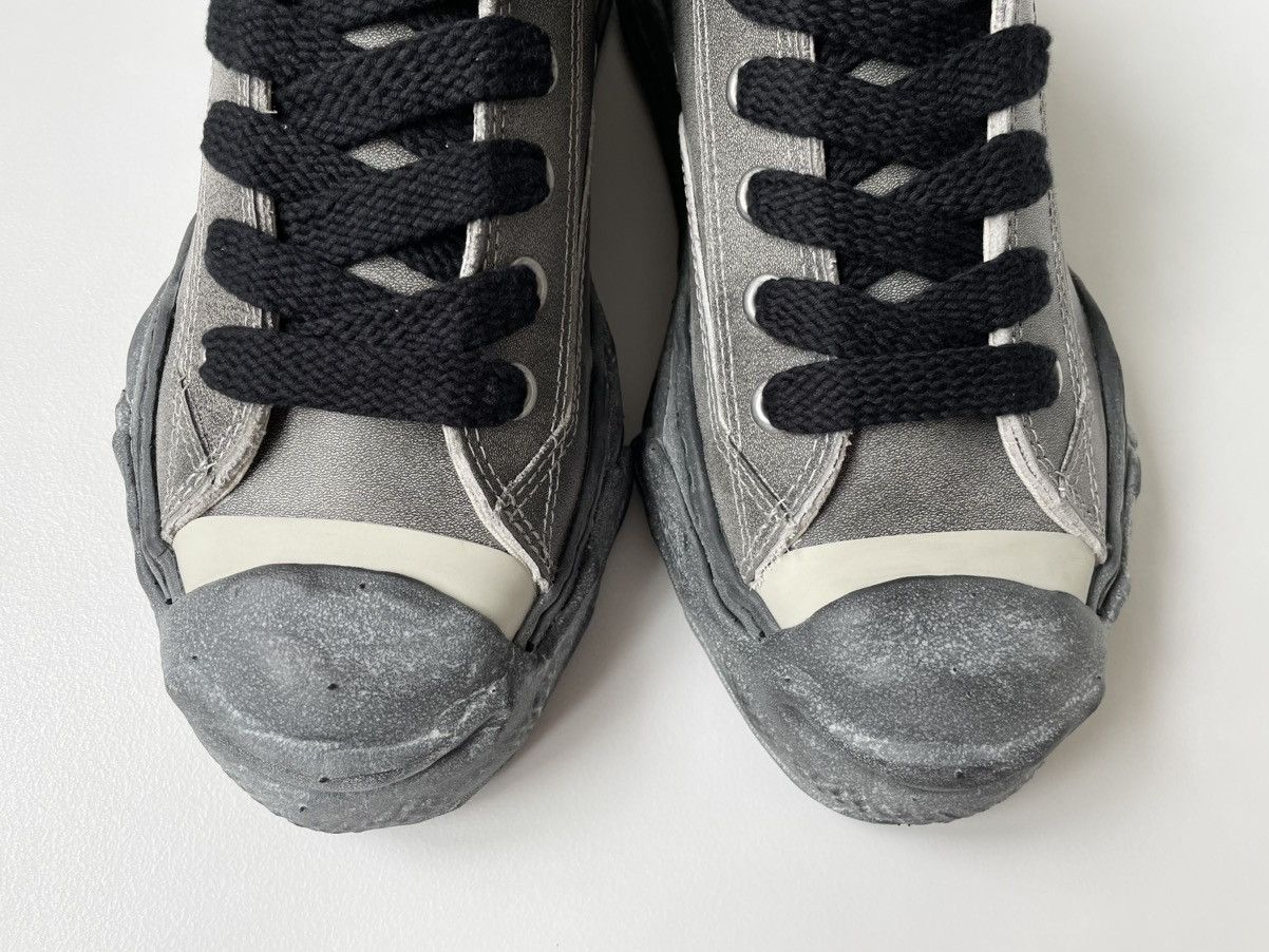 Maison MIHARA YASUHIRO Black Vintage Leather ‘Peterson’ Sneakers Size US 9 / EU 42 - 14 Thumbnail