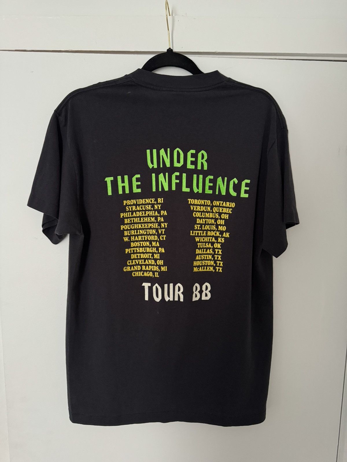 Vintage Vintage 1988 Overkill Under The Influence Tour Single Stitch Size US XL / EU 56 / 4 - 3 Thumbnail