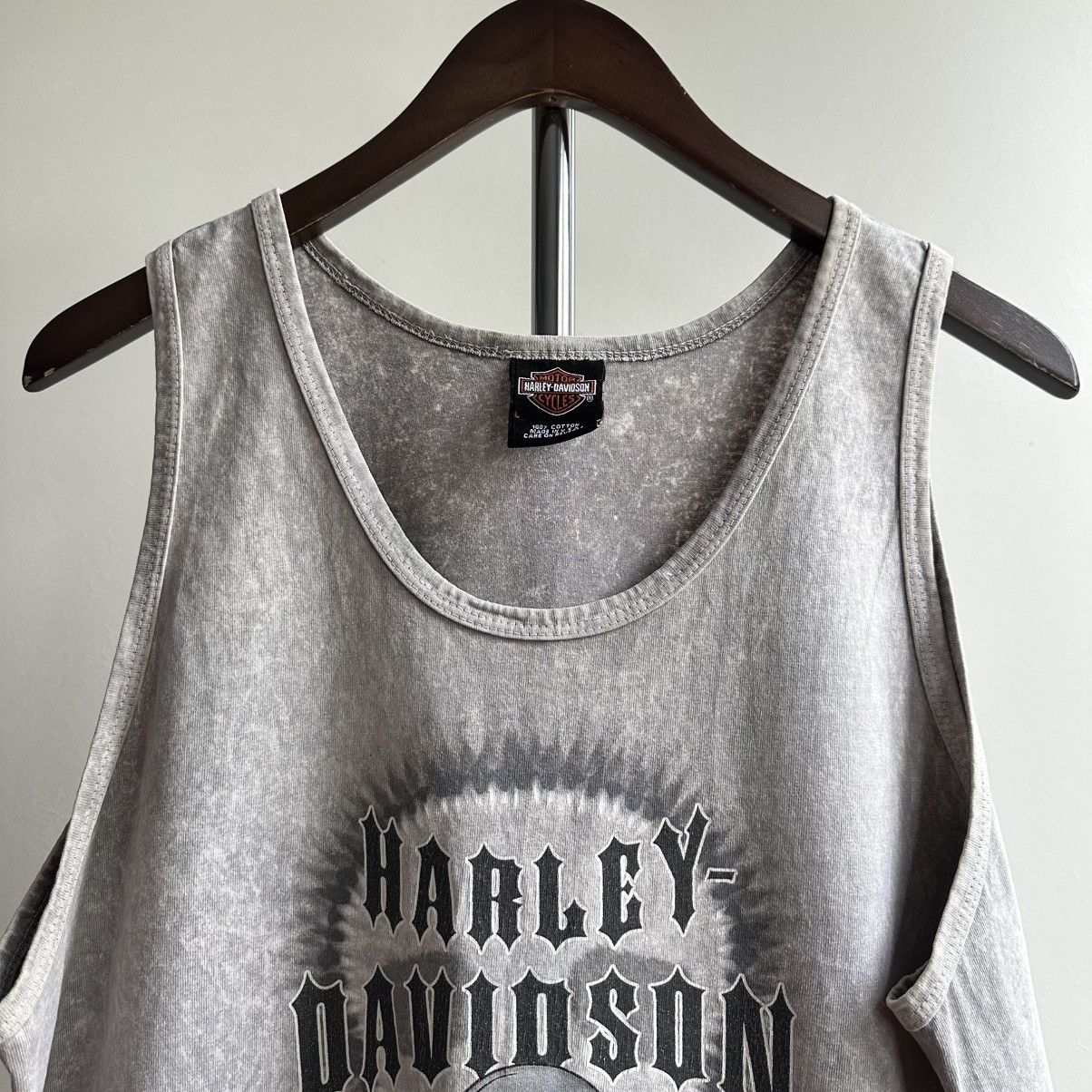 Harley Davidson × Vintage VINTAGE 2000s HARLEY DAVIDSON MOTORCYCLES TANK TOP Size US L / EU 52-54 / 3 - 3 Thumbnail