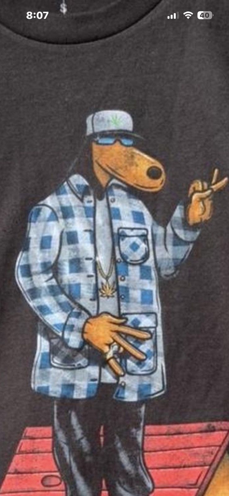 Snoop Dogg Official Snoop Dogg “ Doggy Dogg” T-shirt Large Size US L / EU 52-54 / 3 - 5 Thumbnail