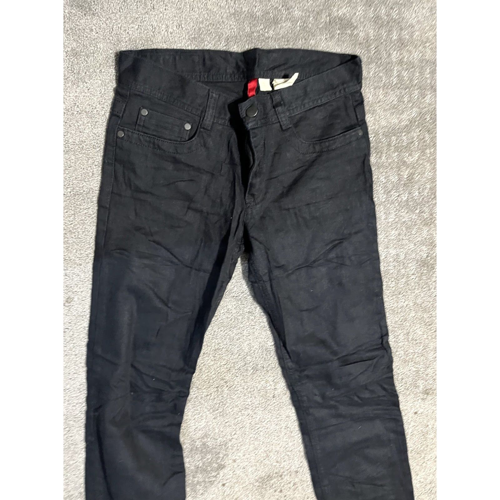 H&M H&M &DENIM Black Skinny Low Rise Ankle Jeans 5-Pocket Zip Women 6 Size 28" / US 6 / IT 42 - 2 Thumbnail