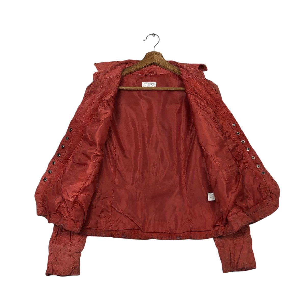Japanese Brand 🔥VINTAGE CROPPED LEATHER JACKET CHRISTOPHER & BANKS Size S / US 4 / IT 40 - 13 Thumbnail
