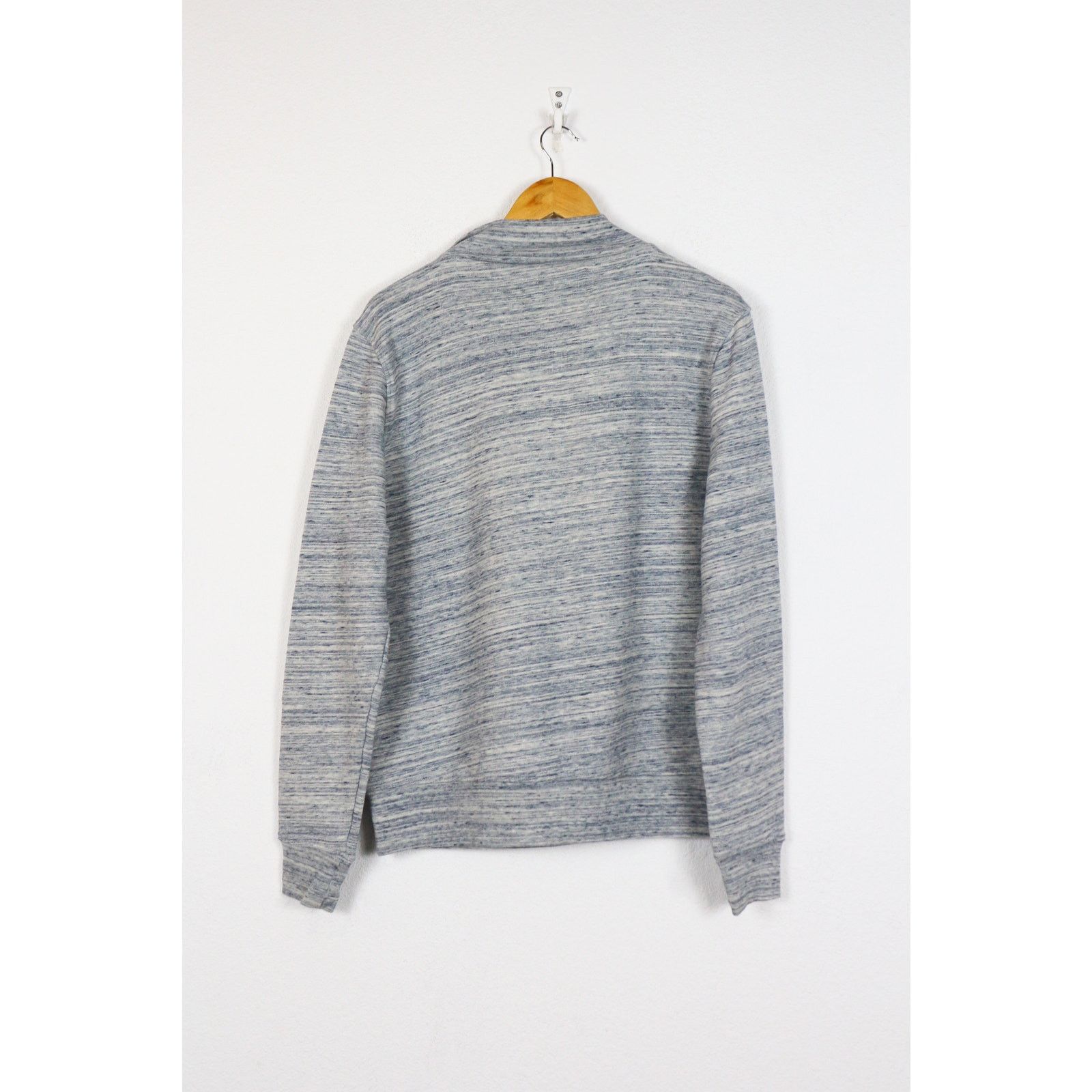 Our Legacy Our Legacy AW/14 Funnel Blue Grey Melange Zip Pullover Size US S / EU 44-46 / 1 - 7 Thumbnail