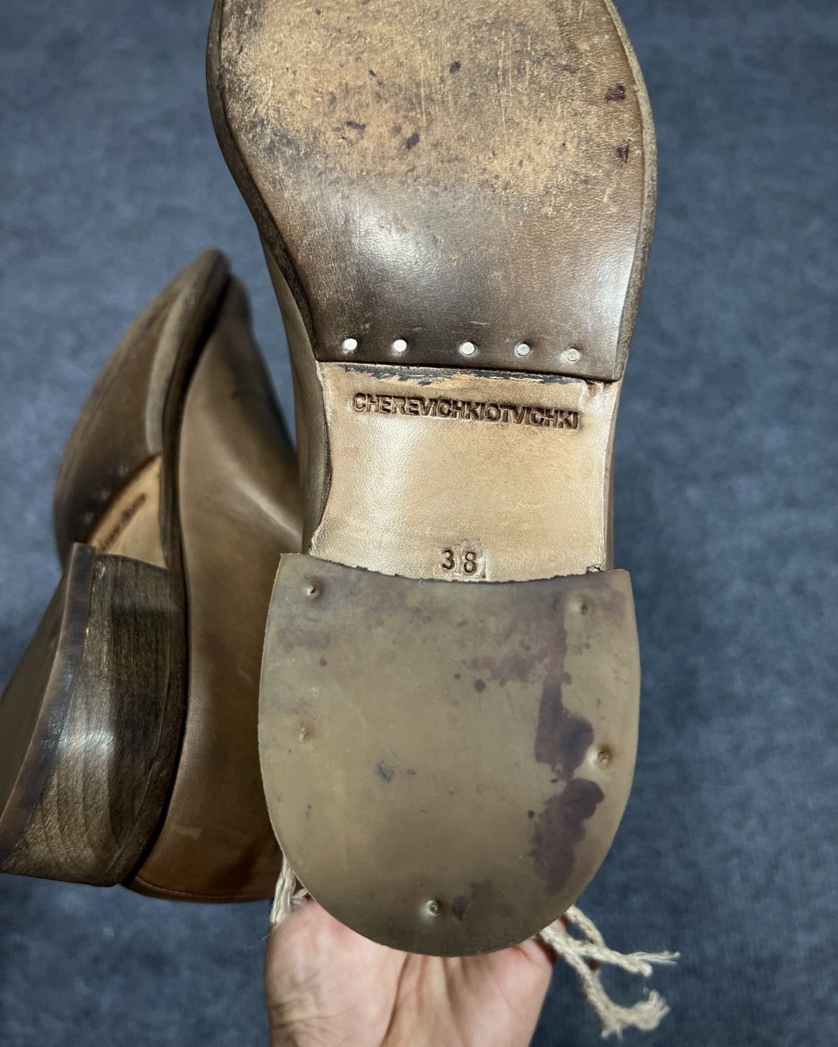 Cherevichkiotvichki Cherevichkiotvichki one piece lace up ankle boot Size US 8 / IT 38 - 8 Thumbnail