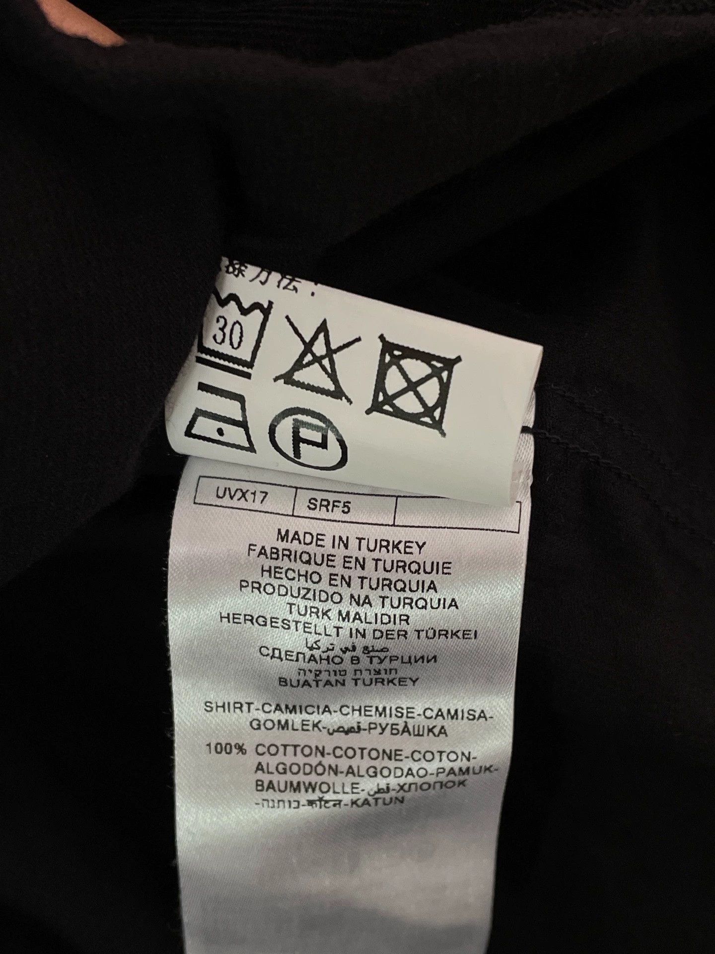 Ermenegildo Zegna Zegna Men's Black Cotton Corduroy Casual Shirt M Size US M / EU 48-50 / 2 - 5 Thumbnail