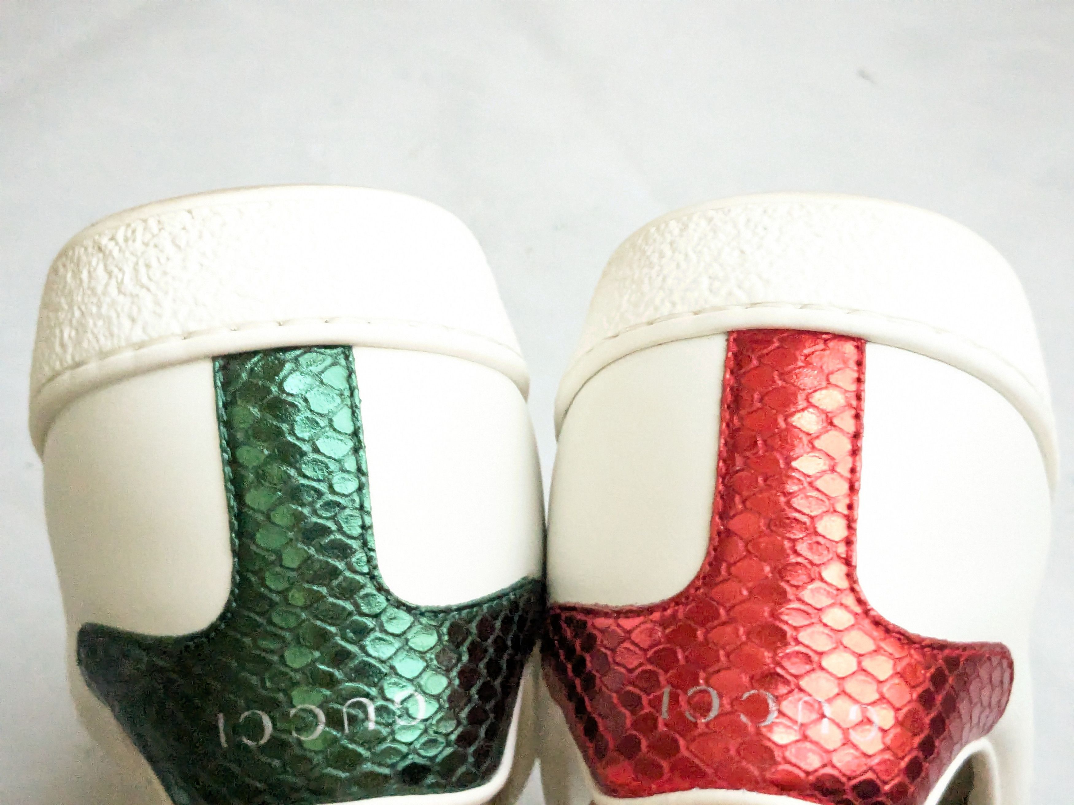 Gucci Gucci Ace Sneakers Bee White 9.5 Low Tops Size US 9.5 / EU 42-43 - 10 Thumbnail