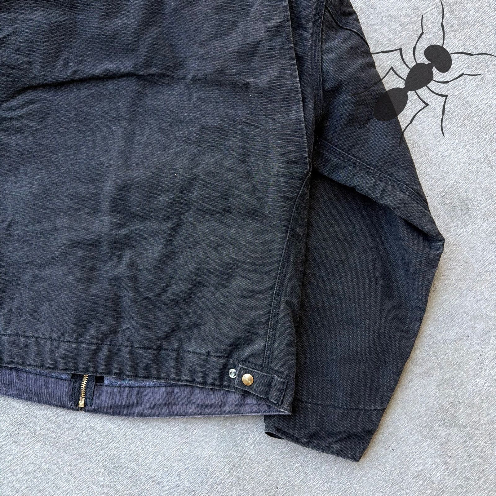 Carhartt × Vintage Vintage Carhartt J01 black Detroit work wear jacket Size US L / EU 52-54 / 3 - 8 Thumbnail