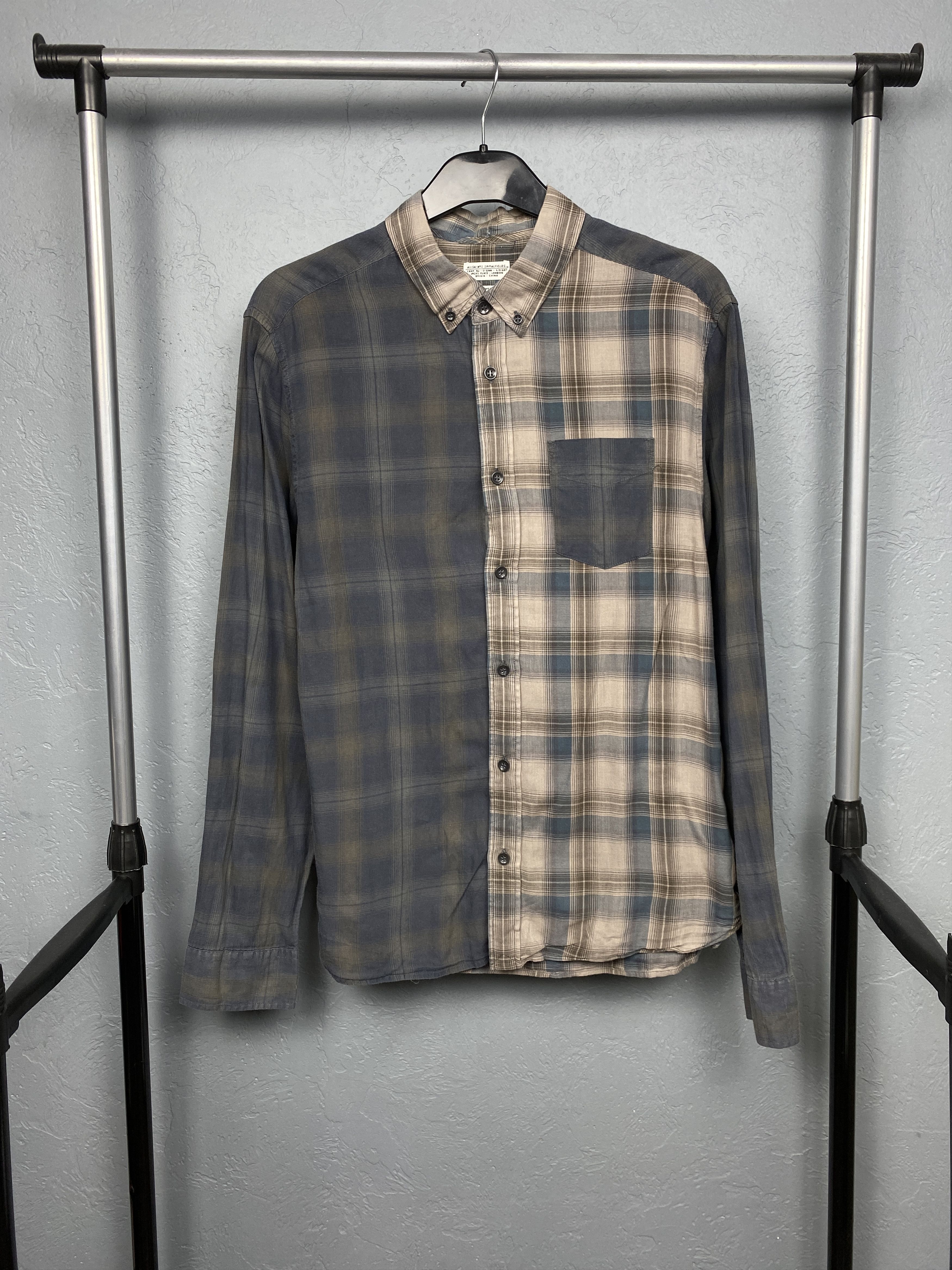 Allsaints Allsaints Vintage Mens Moreland Long Sleeve Plaid Shirt Size US M / EU 48-50 / 2 - 1 Thumbnail
