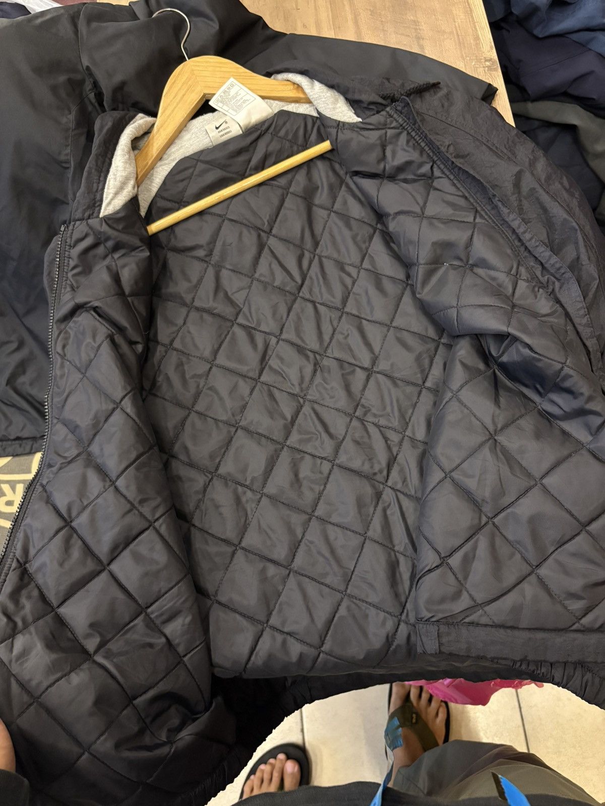 Nike Vintage Nike Swoosh Windbreaker Jacket 🔥 Size US XL / EU 56 / 4 - 10 Thumbnail