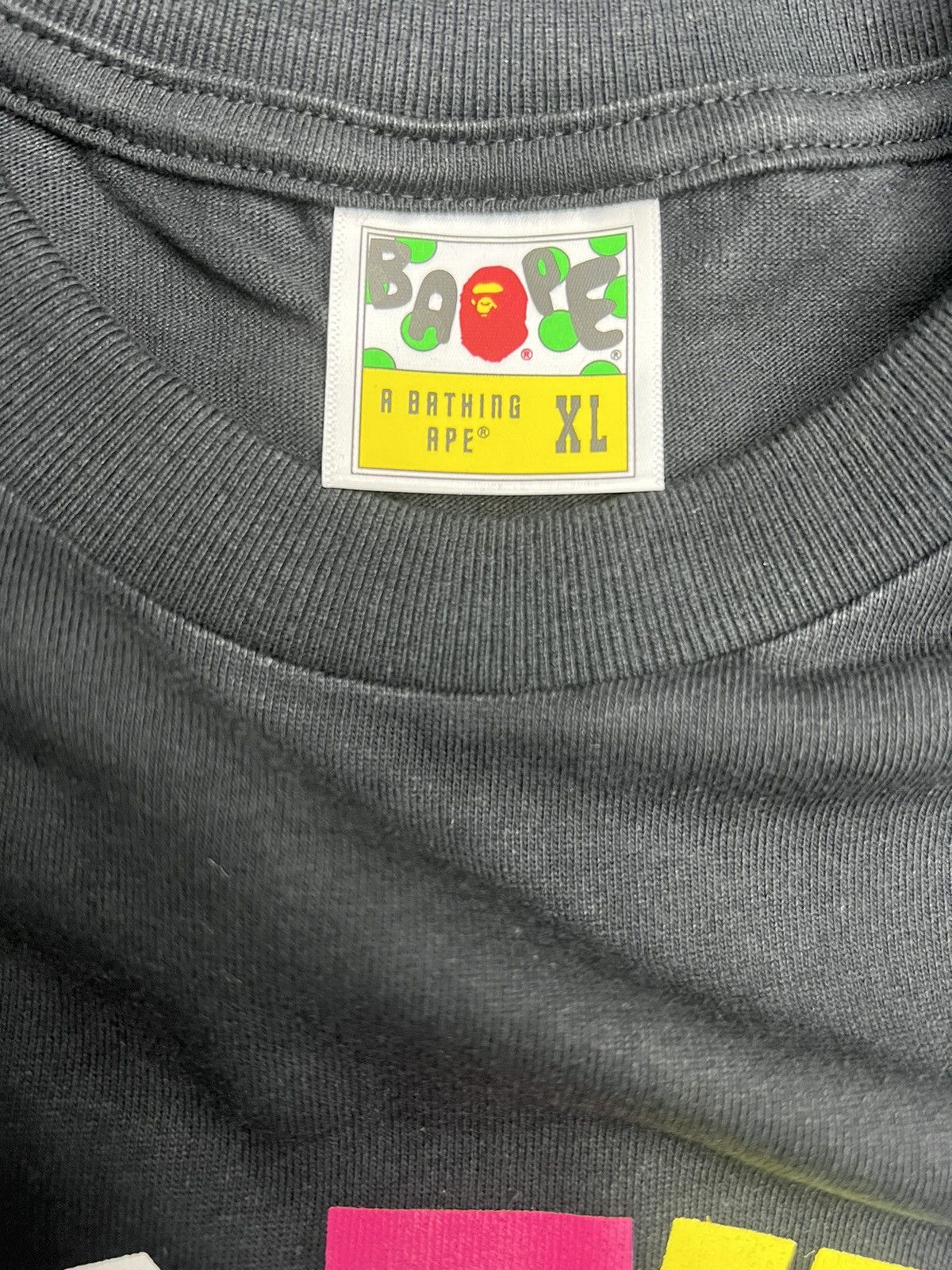 Bape Bape Neon Camo College T-Shirt Size US XL / EU 56 / 4 - 4 Thumbnail