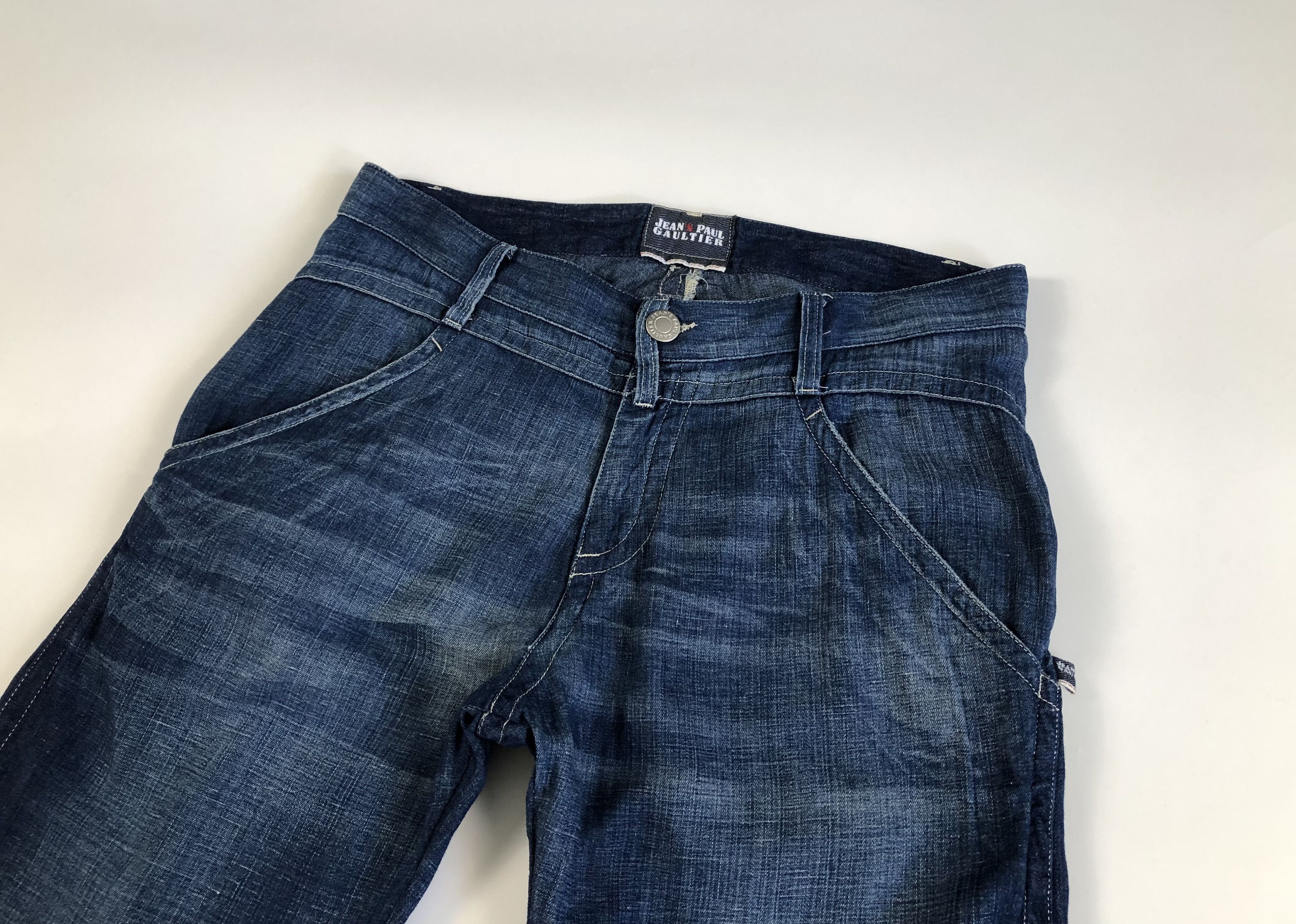Jean Paul Gaultier Jean Paul Gaultier Cotton Linen Denim Pants Size US 34 / EU 50 - 6 Thumbnail