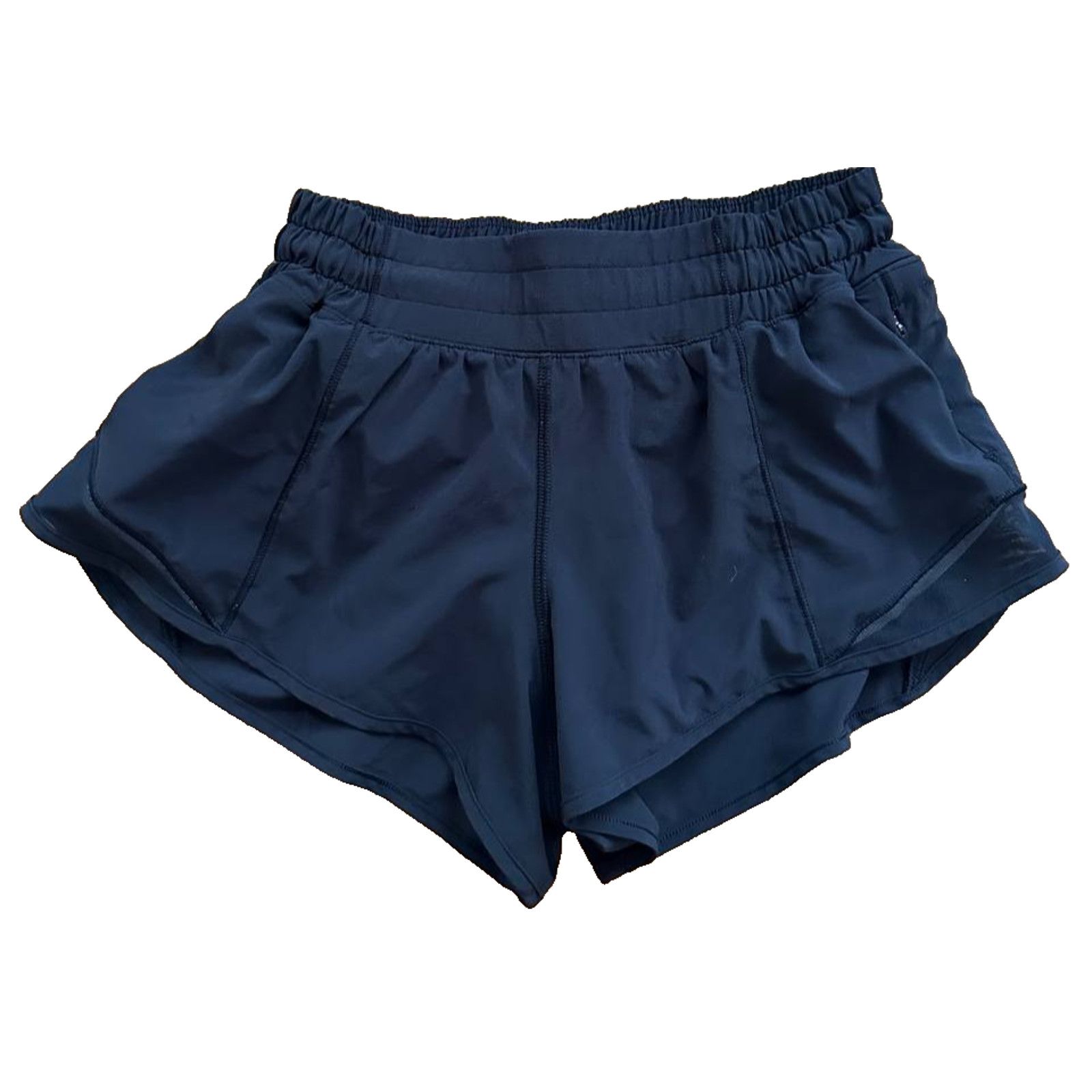 Lululemon Lululemon Blue Shorts Swift Reflective Pocket S A000981 Size 26" / US 2 / IT 38 - 2 Thumbnail
