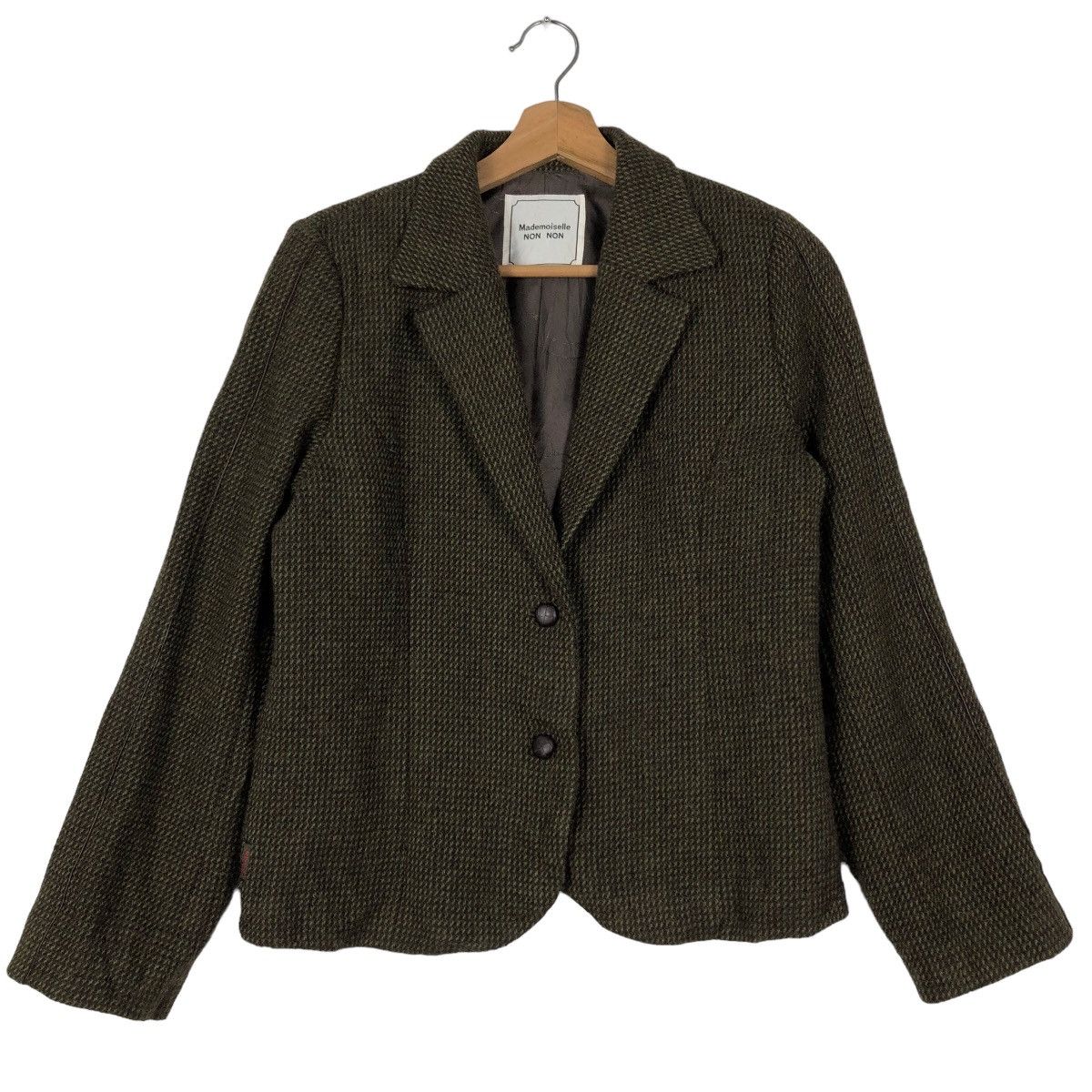 Issey Miyake 🔥Herringbone Wool Work Jacket Modemoiselle Non Non Japan Size M / US 6-8 / IT 42-44 - 1 Thumbnail