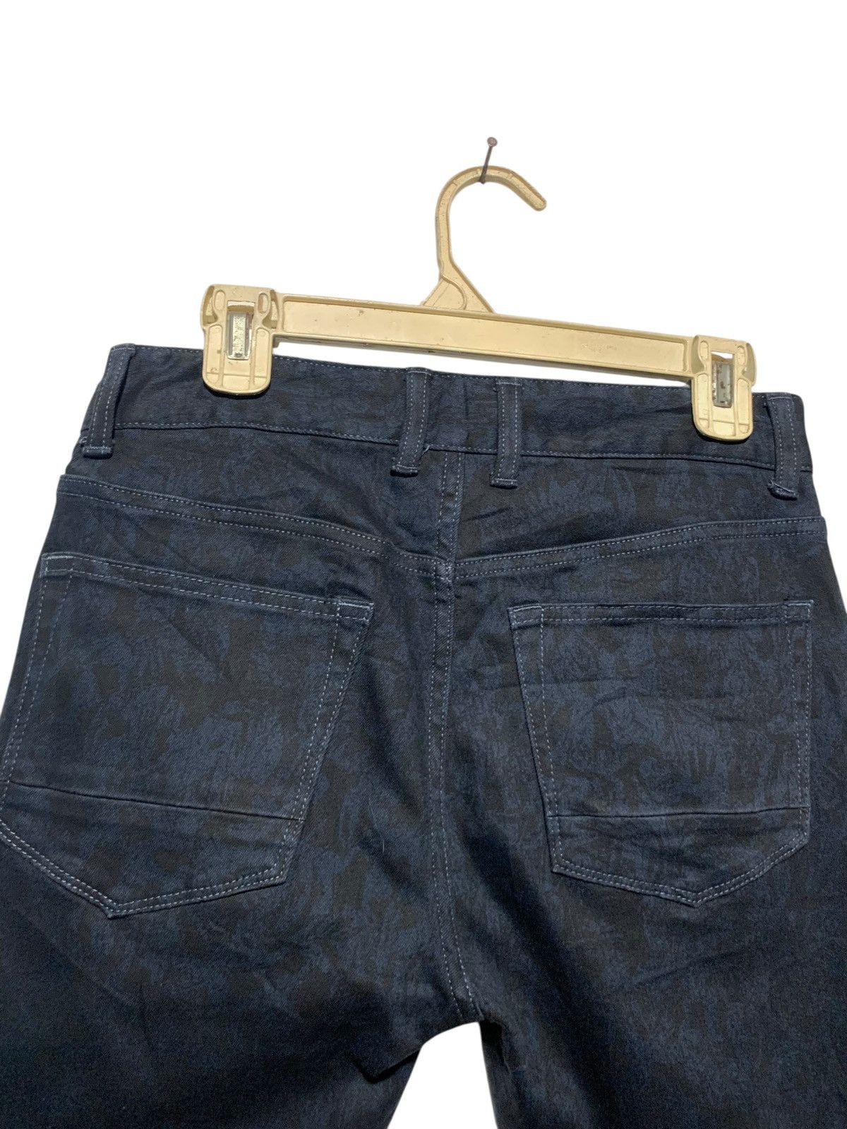 Katharine Hamnett London 1990s Hamnett abstract print skinny denim Size US 29 - 10 Thumbnail