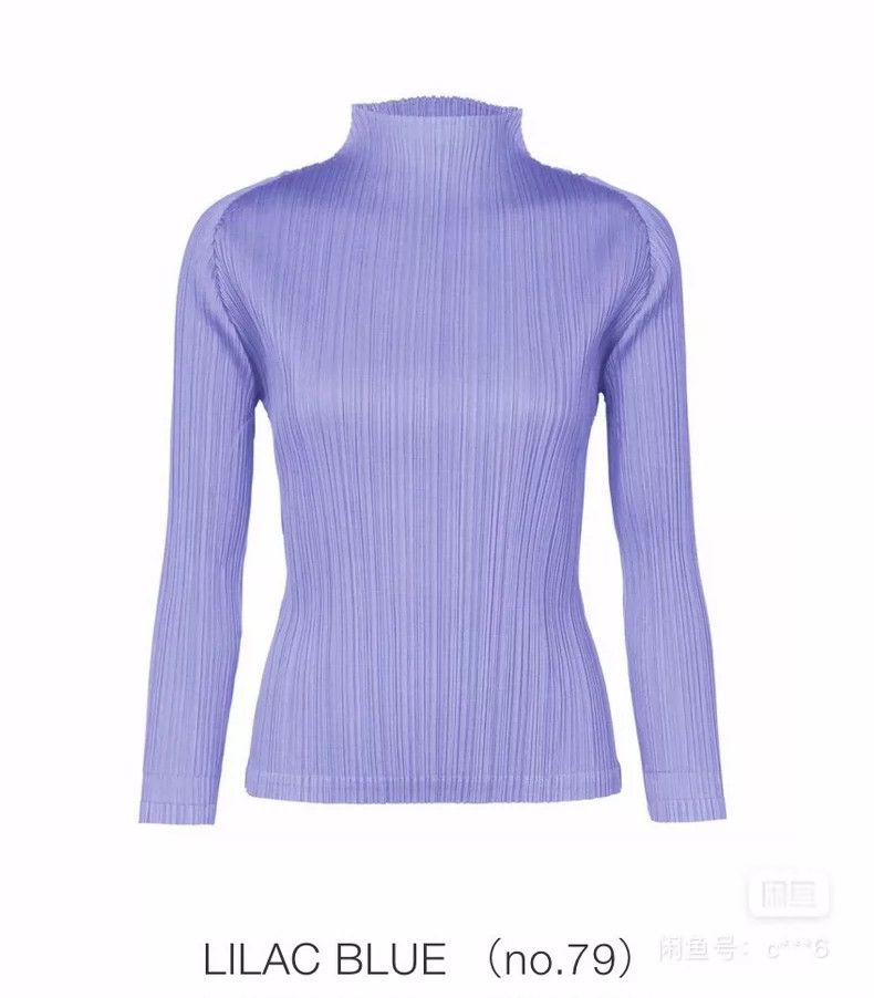 Issey Miyake issey miyake size:3 Blue-purple long sleeves Size XXS / US 00 / IT 34 - 6 Thumbnail