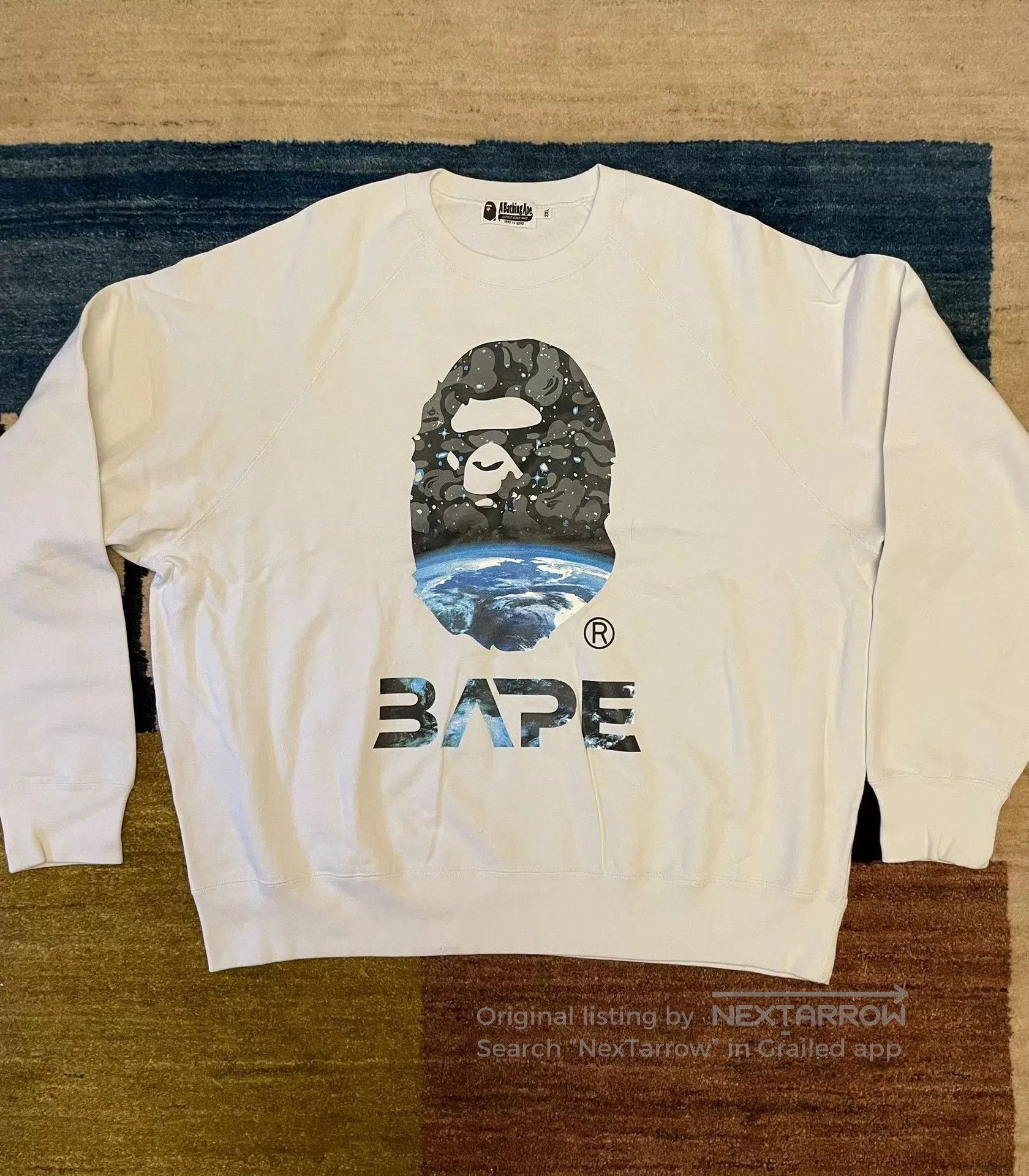 Bape Bape Galaxy Camo Crewneck Sweatshirt. Size US XXL / EU 58 / 5 - 2 Thumbnail