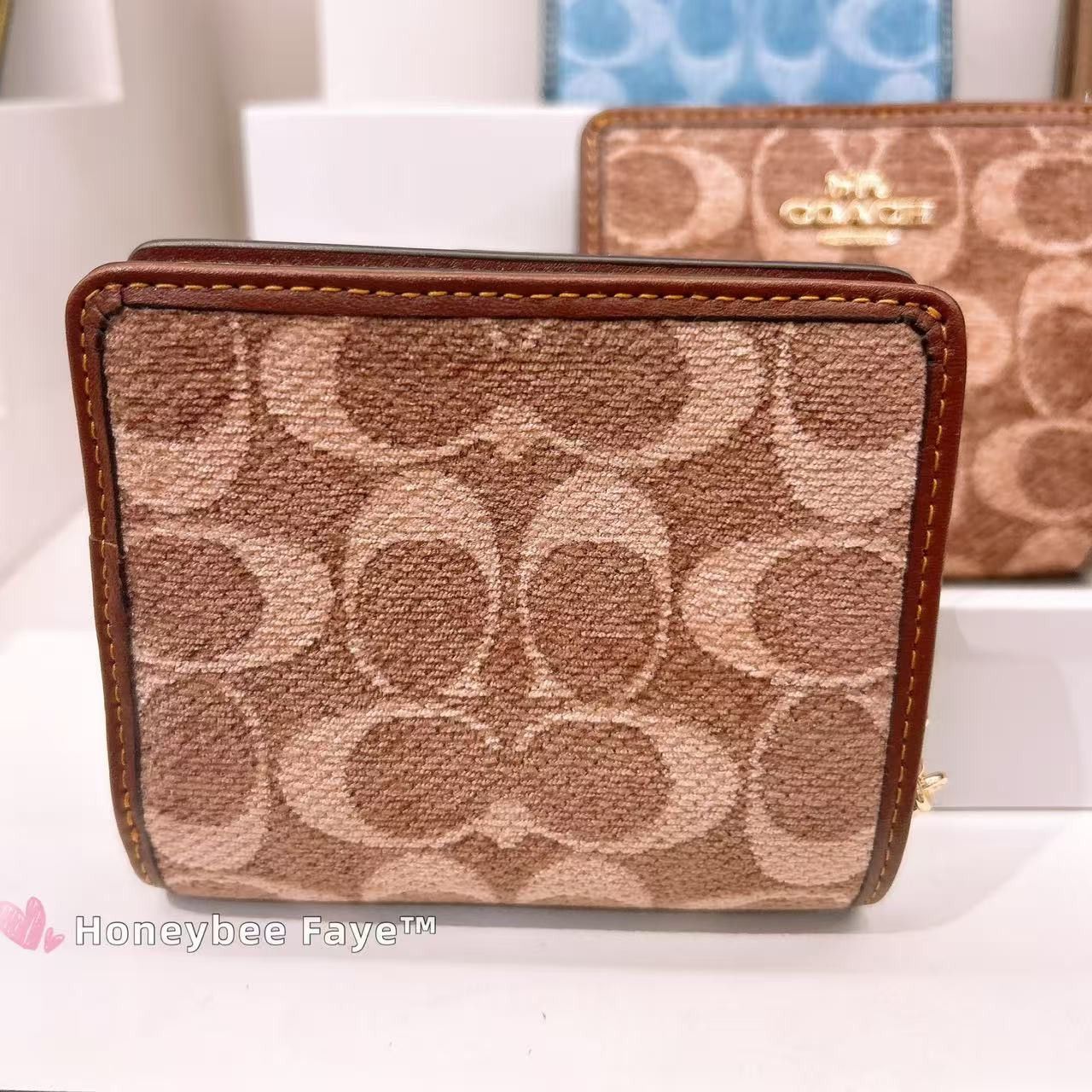 Coach Snap Wallet In Signature Chenille CCQ32 Size ONE SIZE - 2 Thumbnail