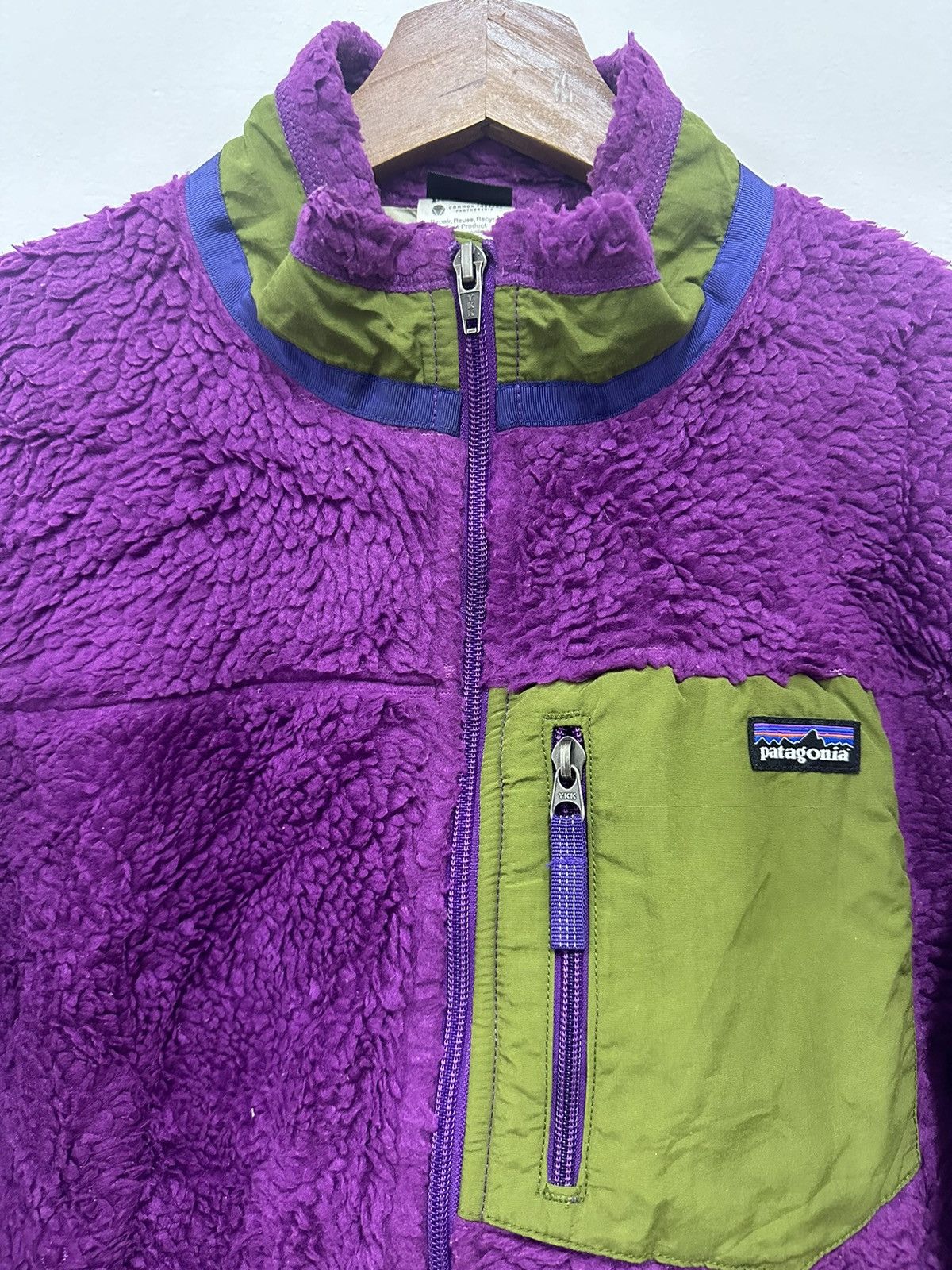 Patagonia × Vintage Vintage Patagonia colour blok fleece Size S / US 4 / IT 40 - 3 Thumbnail