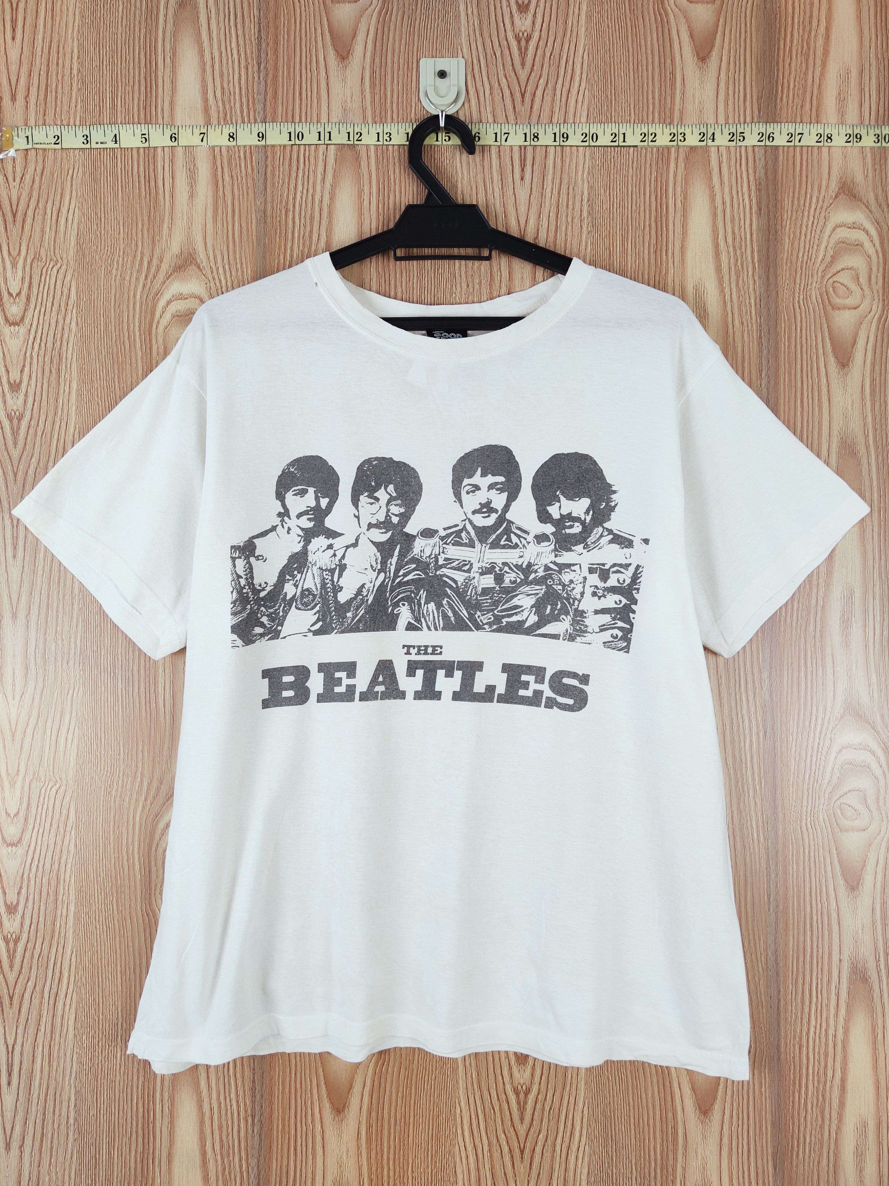 Apple × Band Tees Good Speed White The Beatles Short Sleeve T-shirts #W413 Size L / US 10 / IT 46 - 1 Thumbnail