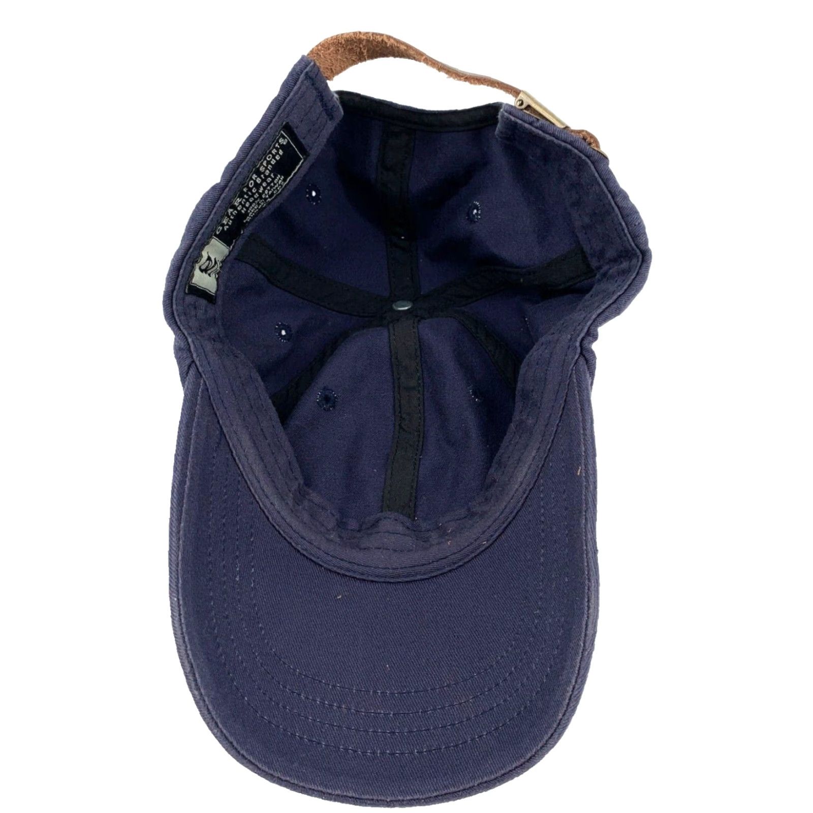 Vintage GEAR FOR SPORTS Hat Baseball Cap Men Blue Adjustable United States Navy Solid Cotton Casual Cap Size ONE SIZE - 6 Thumbnail