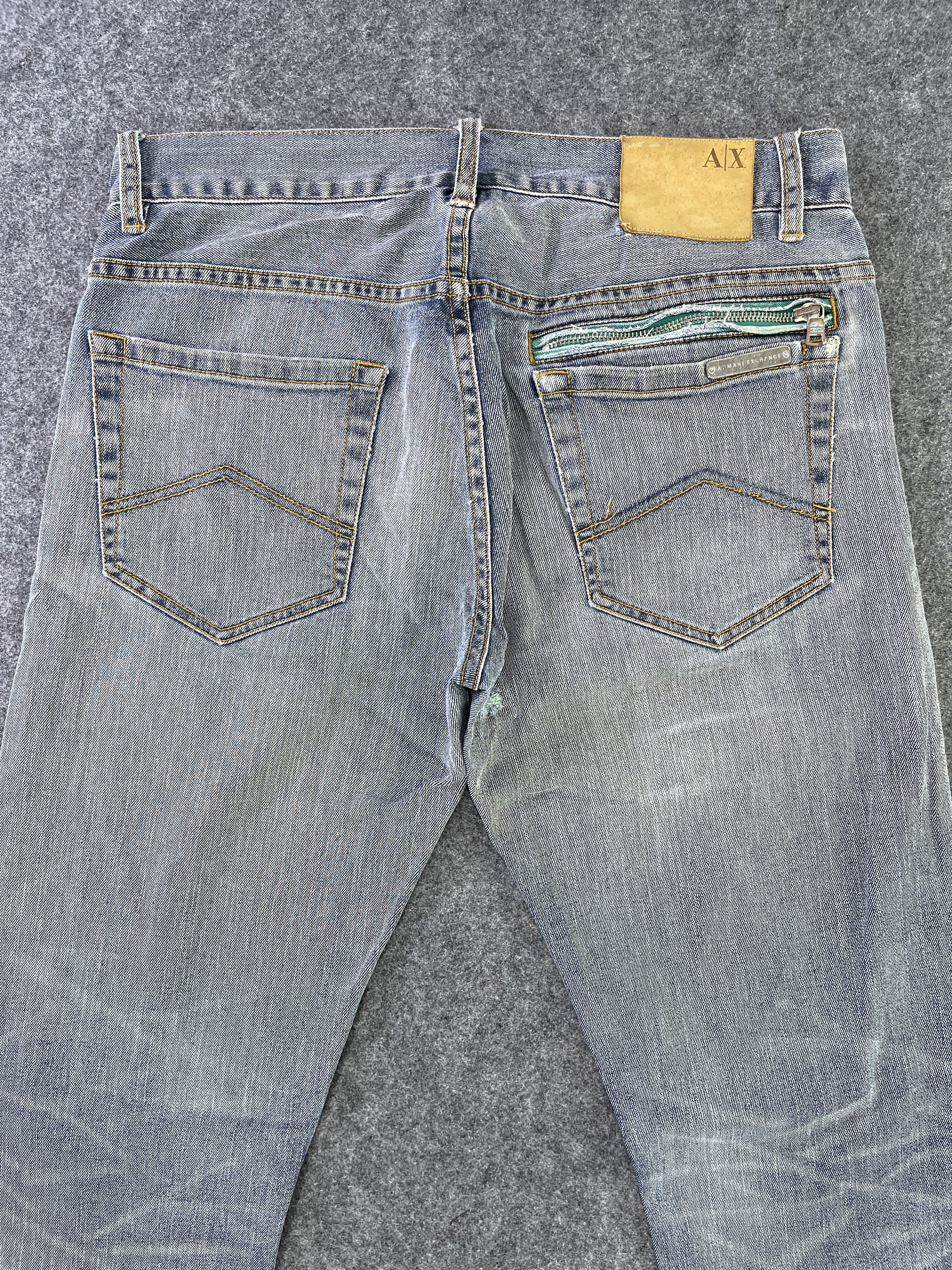 Armani Exchange Armani Exchange Faded Wash Jeans - J949 Size US 33 - 4 Thumbnail