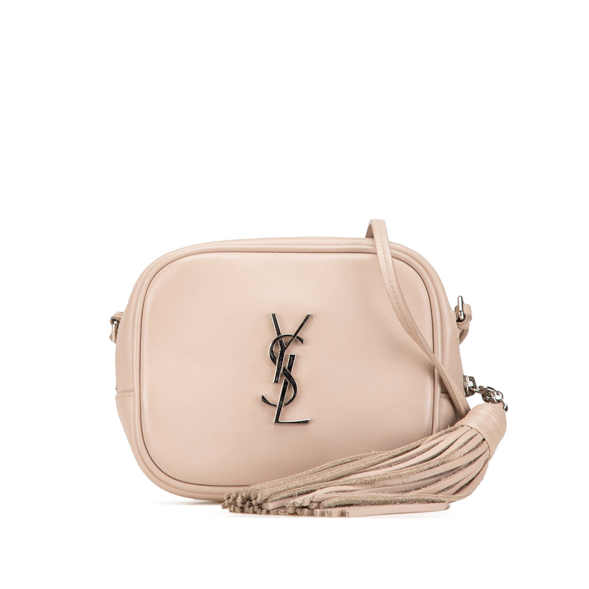 Saint Laurent Paris Saint Laurent Nappa Monogram Blogger Bag Brown Size ONE SIZE - 1 Thumbnail