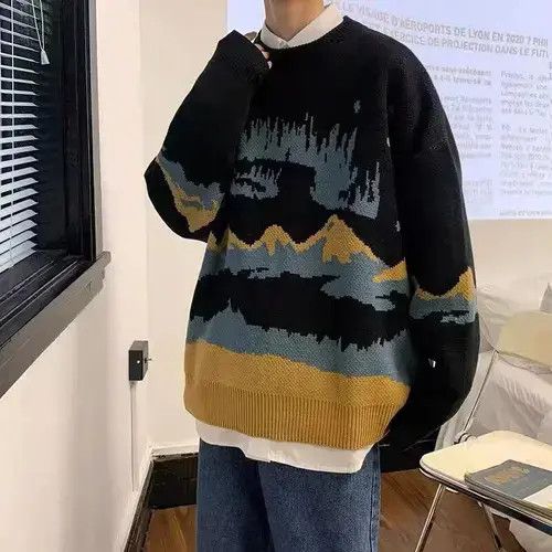 Other Snow Mountain Landscape Graphic Sweater Size US M / EU 48-50 / 2 - 2 Thumbnail