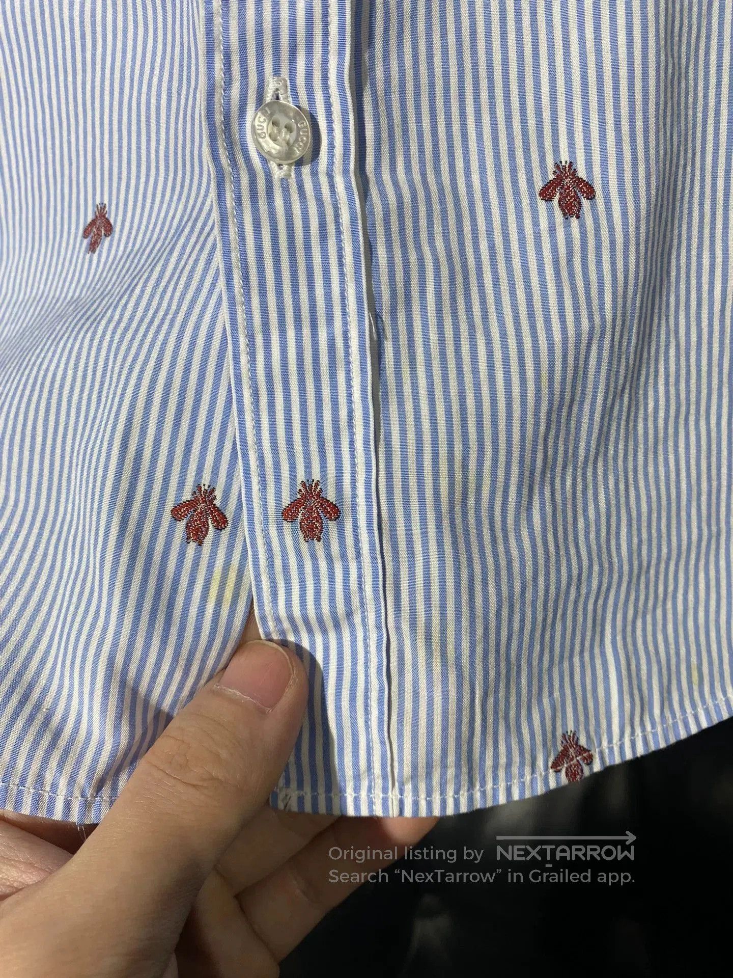 Gucci Gucci Women's Shirt Jacket with Embroidery. Size M / US 6-8 / IT 42-44 - 4 Thumbnail