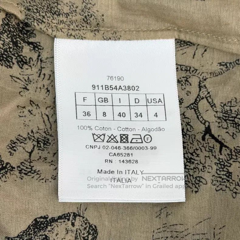 Dior Dior Brown jungle animal shirt Size XS / US 0-2 / IT 36-38 - 6 Thumbnail