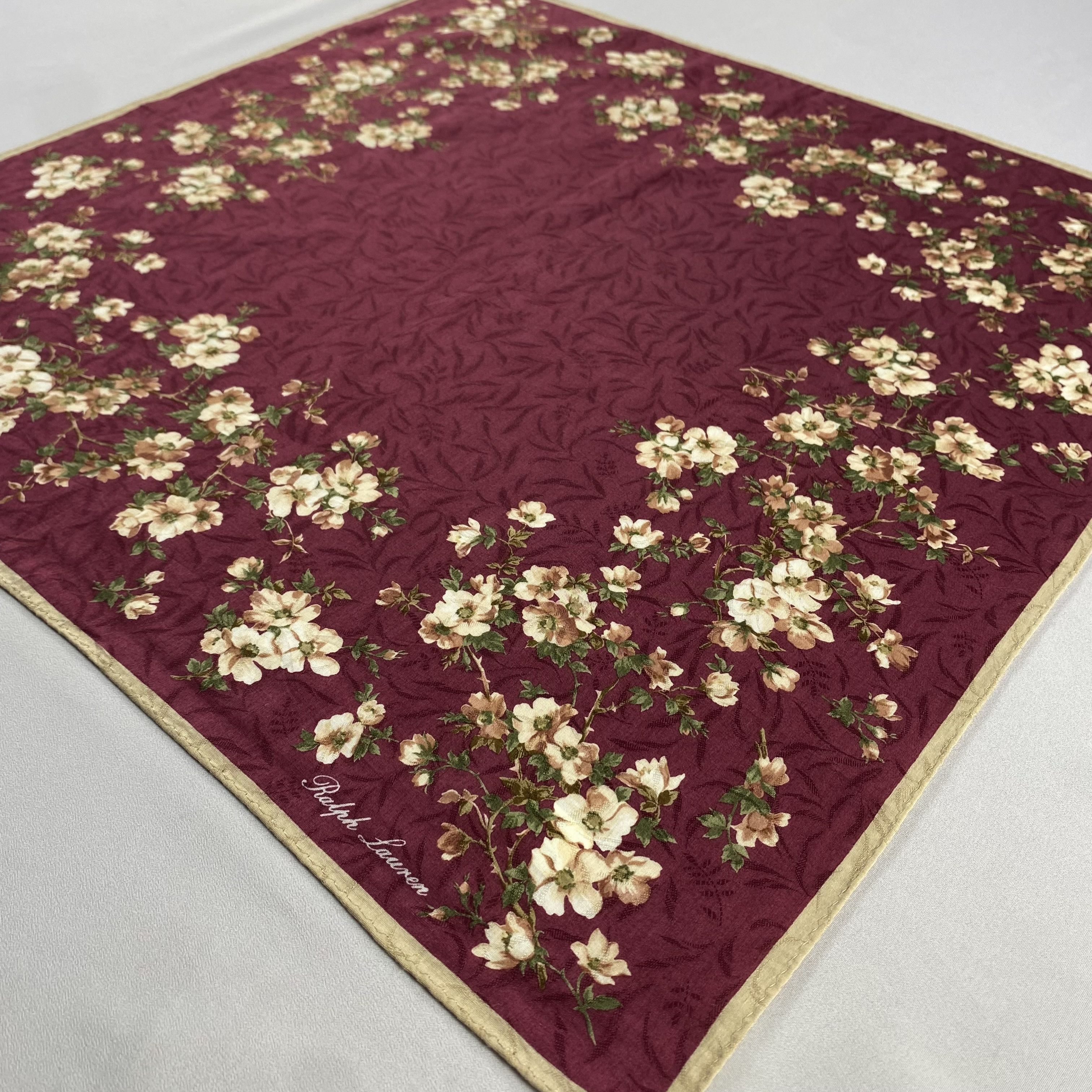 Ralph Lauren × Vintage Ralph Lauren Handkerchief / Neckerchief / Bandana-P1013 Size ONE SIZE - 2 Thumbnail