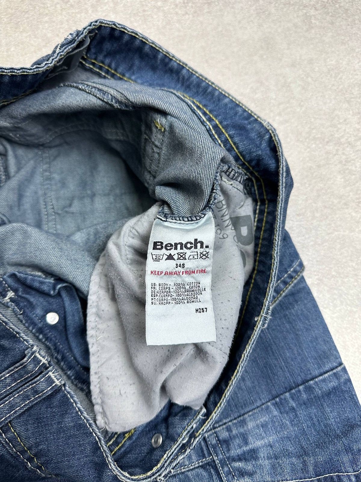 Bench Vintage JPG Bench Archival Moto Baggy Cargo Jeans Hysteric Size US 34 / EU 50 - 7 Thumbnail