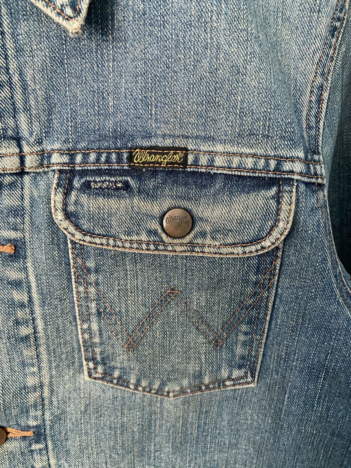 Wrangler Vintage Wrangler 90s Trucker Denim 4 Pocket Jacket Size US L / EU 52-54 / 3 - 9 Thumbnail