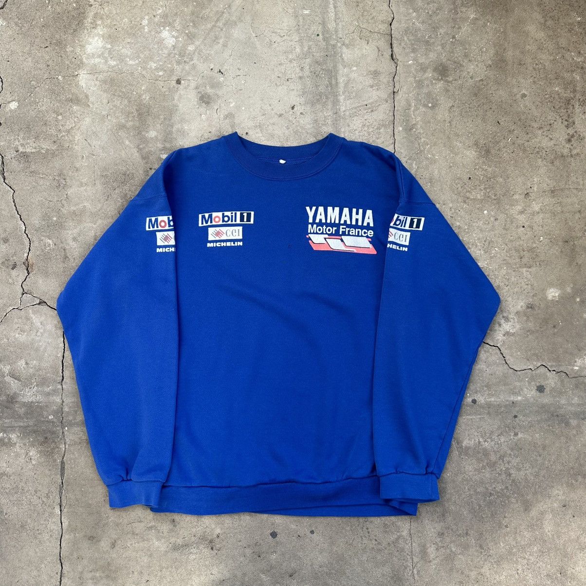 Vintage Vintage Yamaha Sweatshirt Crewneck Size US L / EU 52-54 / 3 - 1 Thumbnail