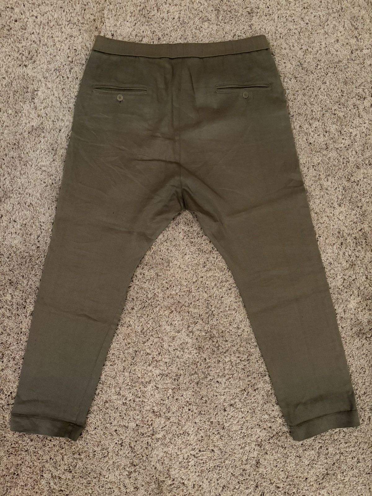 Barena Venezia Linen Cotton Blend, Tapered Fit, Dropped Crotch Size US 32 / EU 48 - 2 Thumbnail