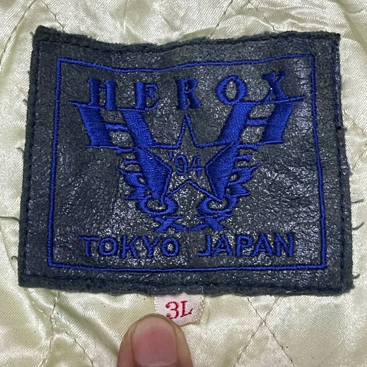 Japanese Brand Vintage 1985 Herox Tokyo Japan Crush Varsity Jacket Size US L / EU 52-54 / 3 - 16 Thumbnail