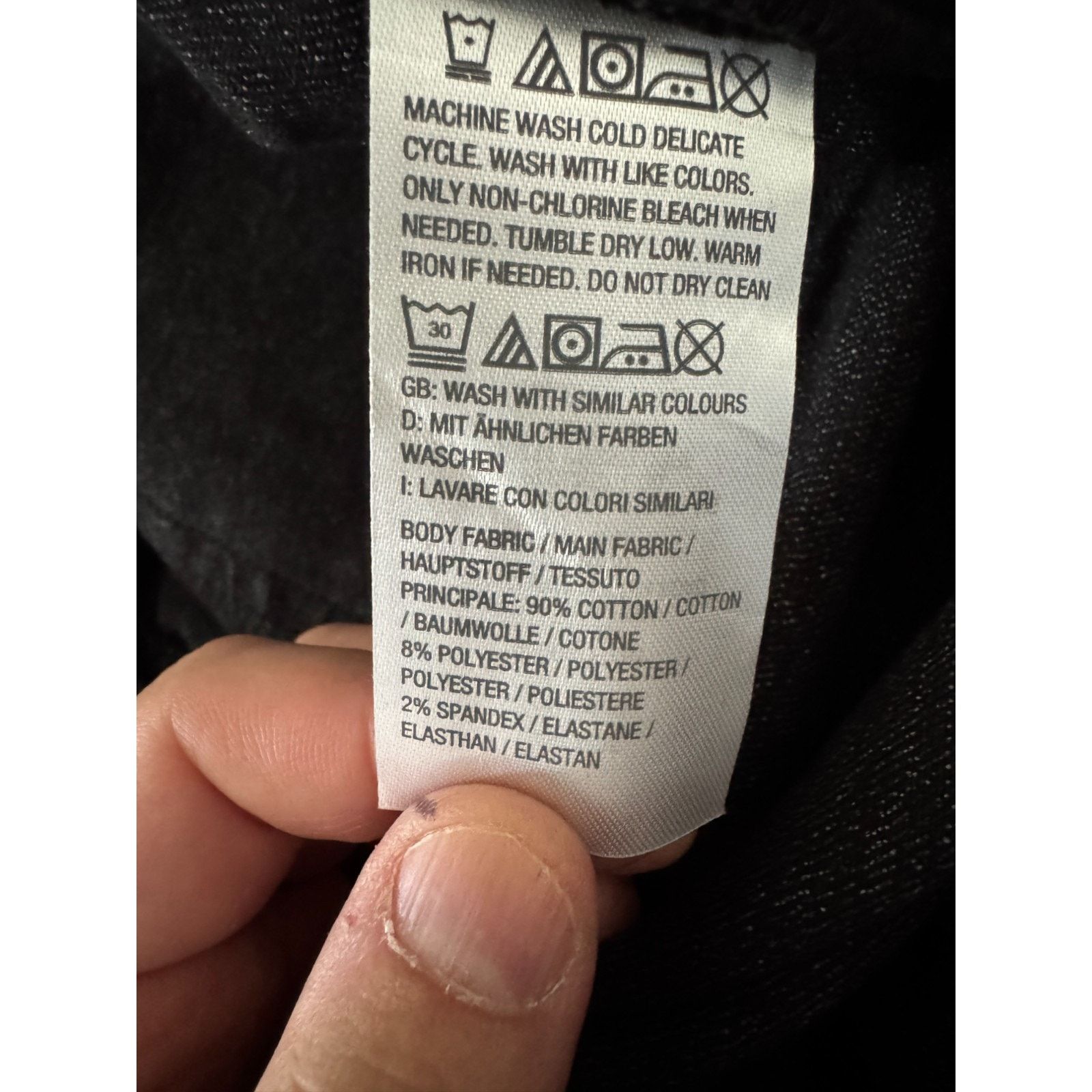 Other ALL WORTHY Black Stretch Jeans P 24W 26W 28W Cotton Blend Size 39" - 10 Thumbnail