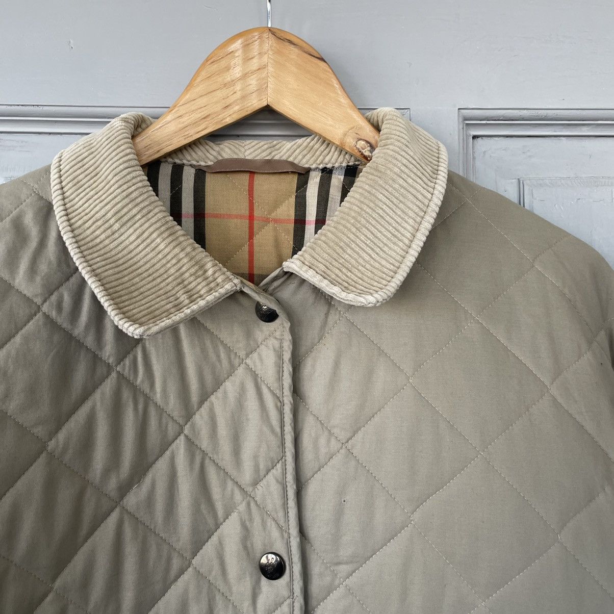 Burberry Vintage Burberrys Quilted Jacket Nova Check C61 Size M / US 6-8 / IT 42-44 - 11 Thumbnail