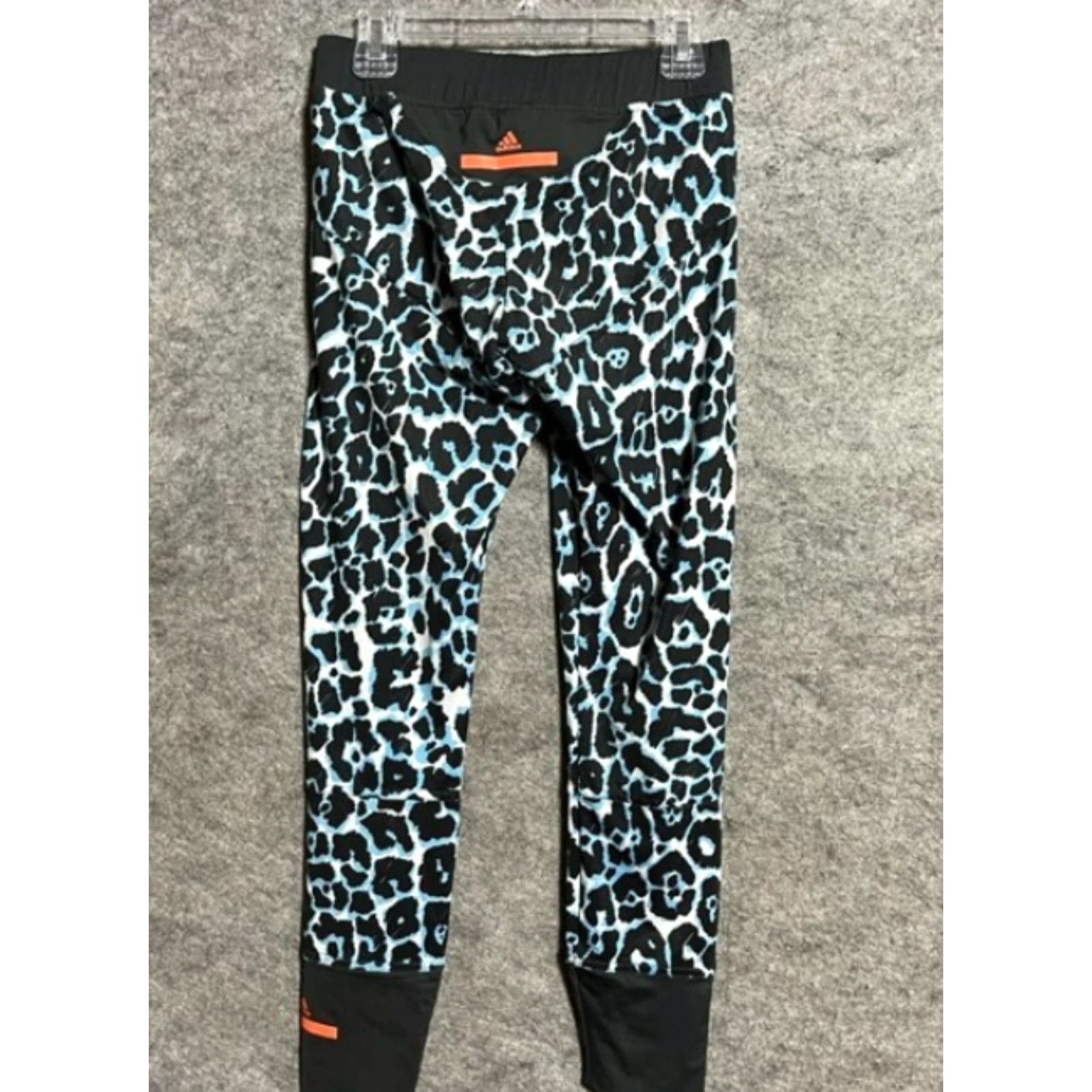 Stella McCartney Adidas x Stella McCartney Leggings Womens XS Leopard Print Athletic Blue Black Size 26" / US 2 / IT 38 - 2 Thumbnail