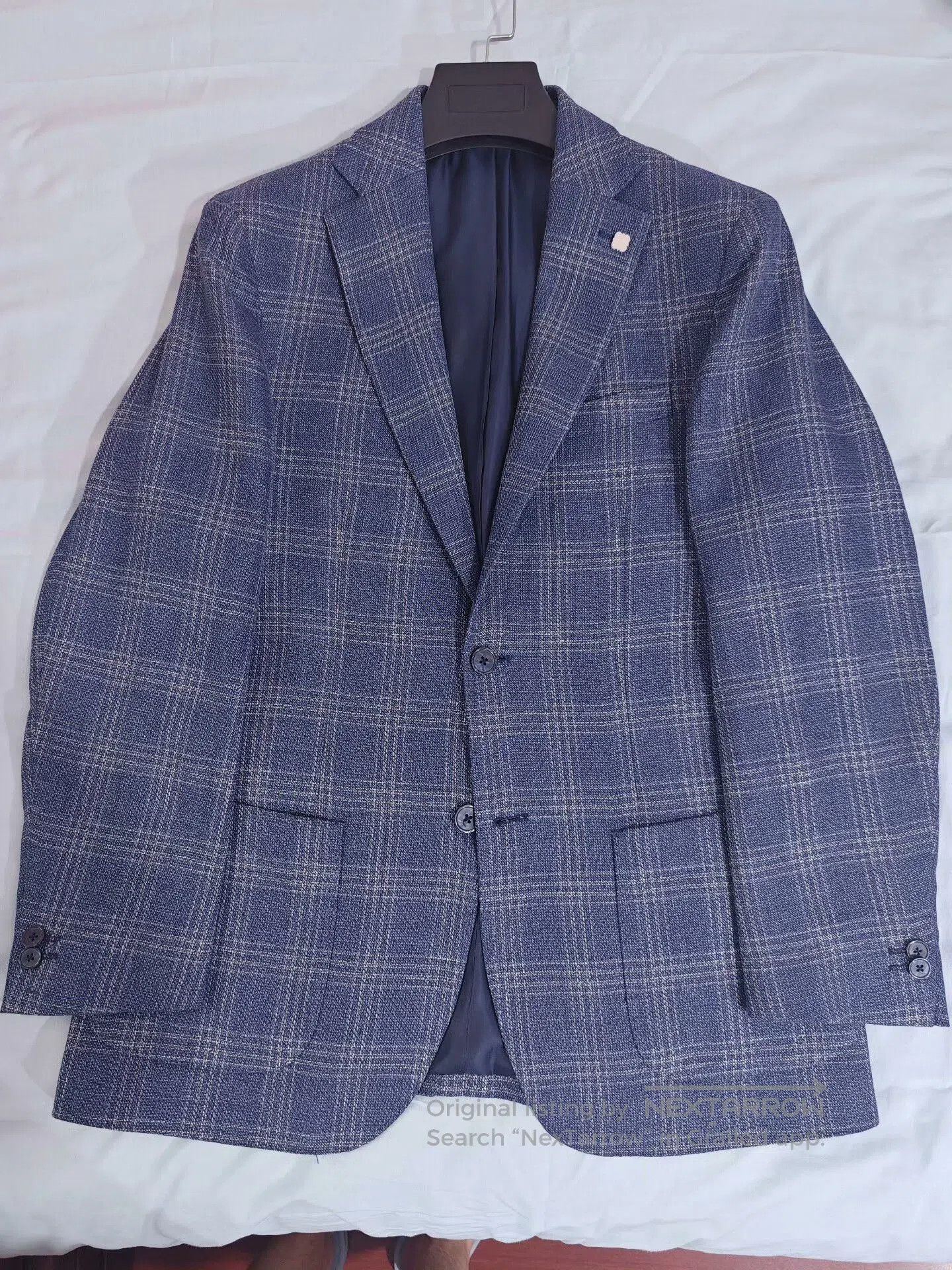 Zanone Henderson Zignone Wool Linen Blazer. Size US M / EU 48-50 / 2 - 4 Thumbnail