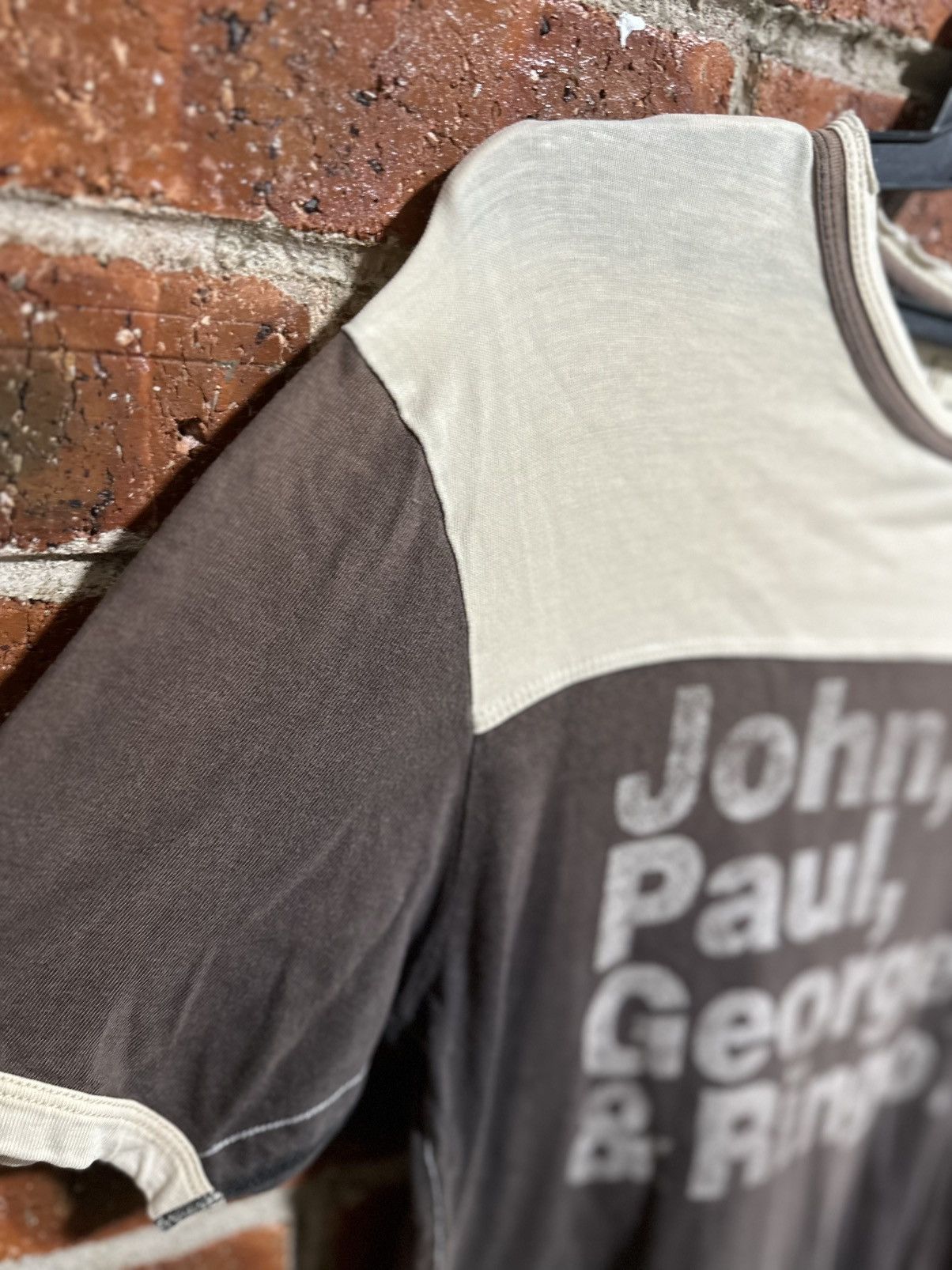 Band Tees Thrashed Vintage John.Paul,George & Ringgo Tee Size US M / EU 48-50 / 2 - 6 Thumbnail